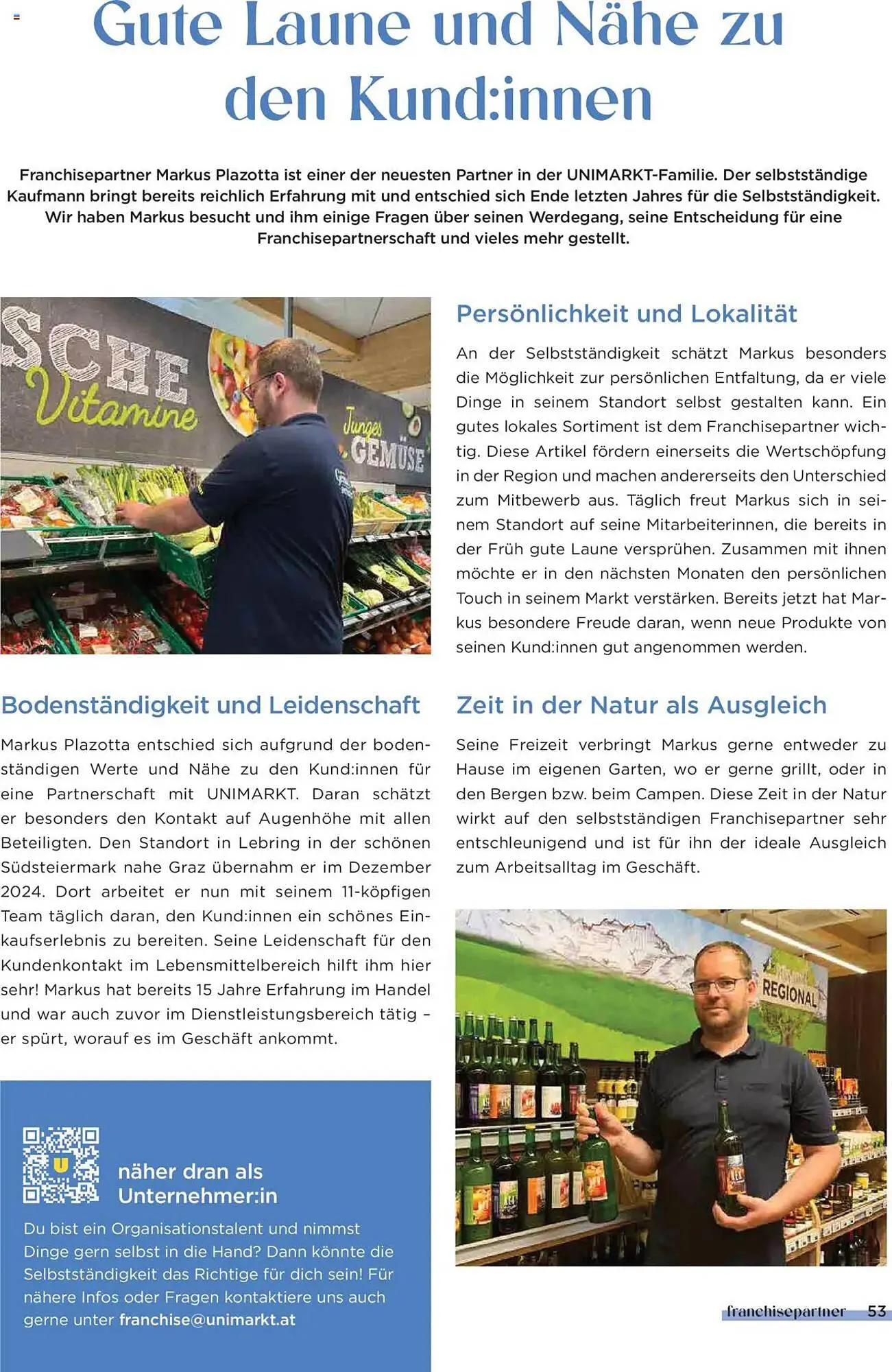 Unimarkt Flugblatt von 1. Juli bis 4. Dezember 2025 - Flugblätt seite  53