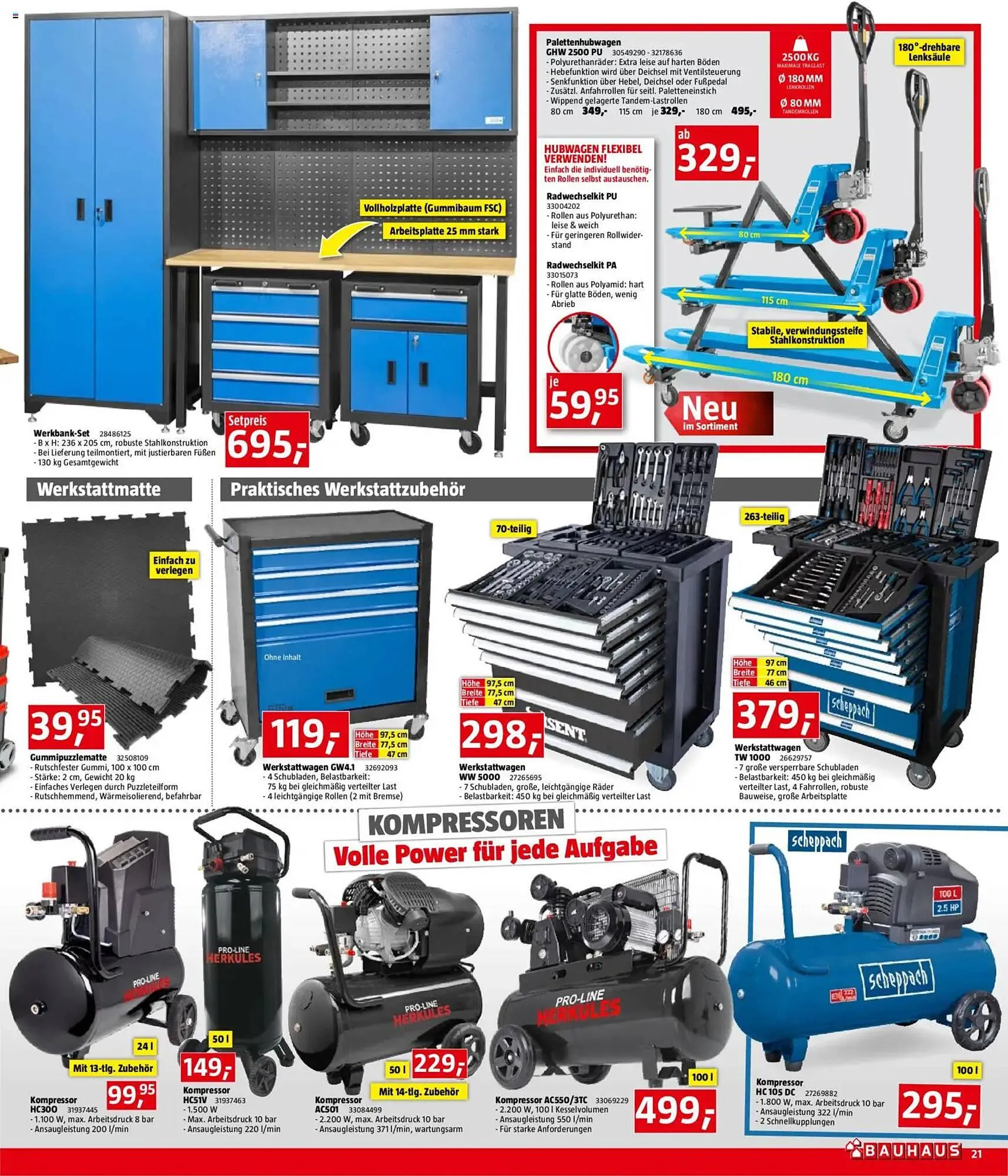Bauhaus Flugblatt von 5. November bis 2. Dezember 2025 - Flugblätt seite 21