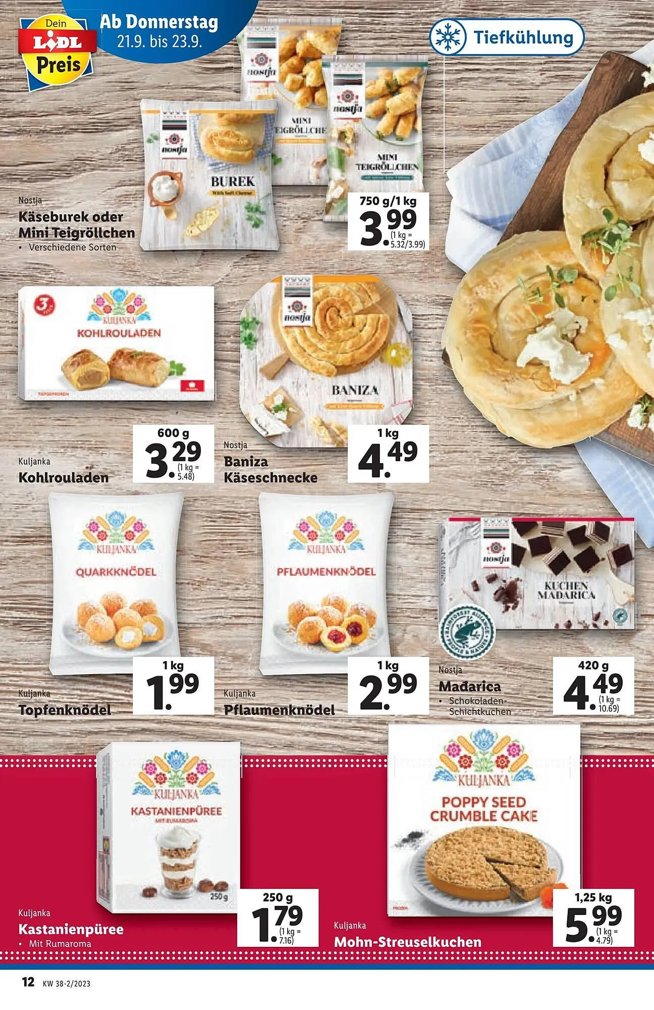 Lidl Flugblatt von 21. September bis 27. September 2023 - Flugblätt seite  12