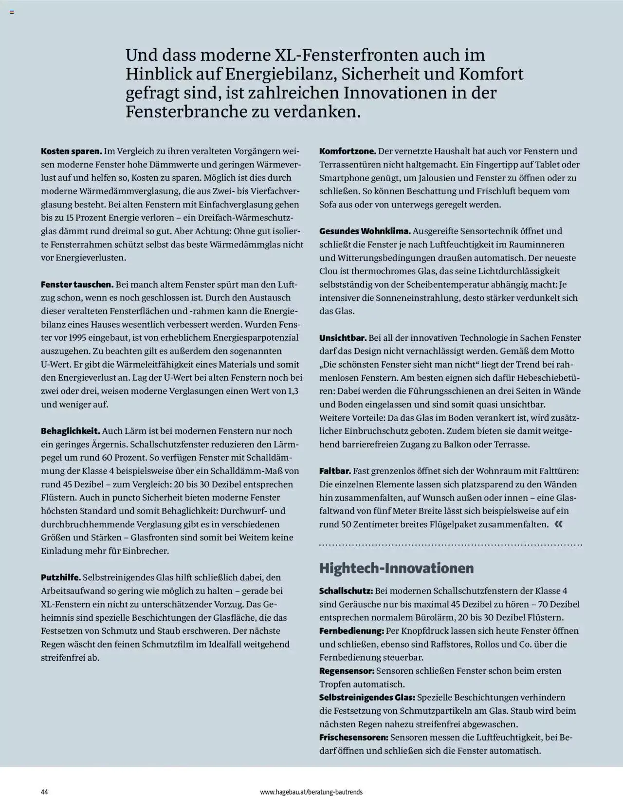 Hagebau Bautrends von 4. April bis 31. Dezember 2024 - Flugblätt seite  44