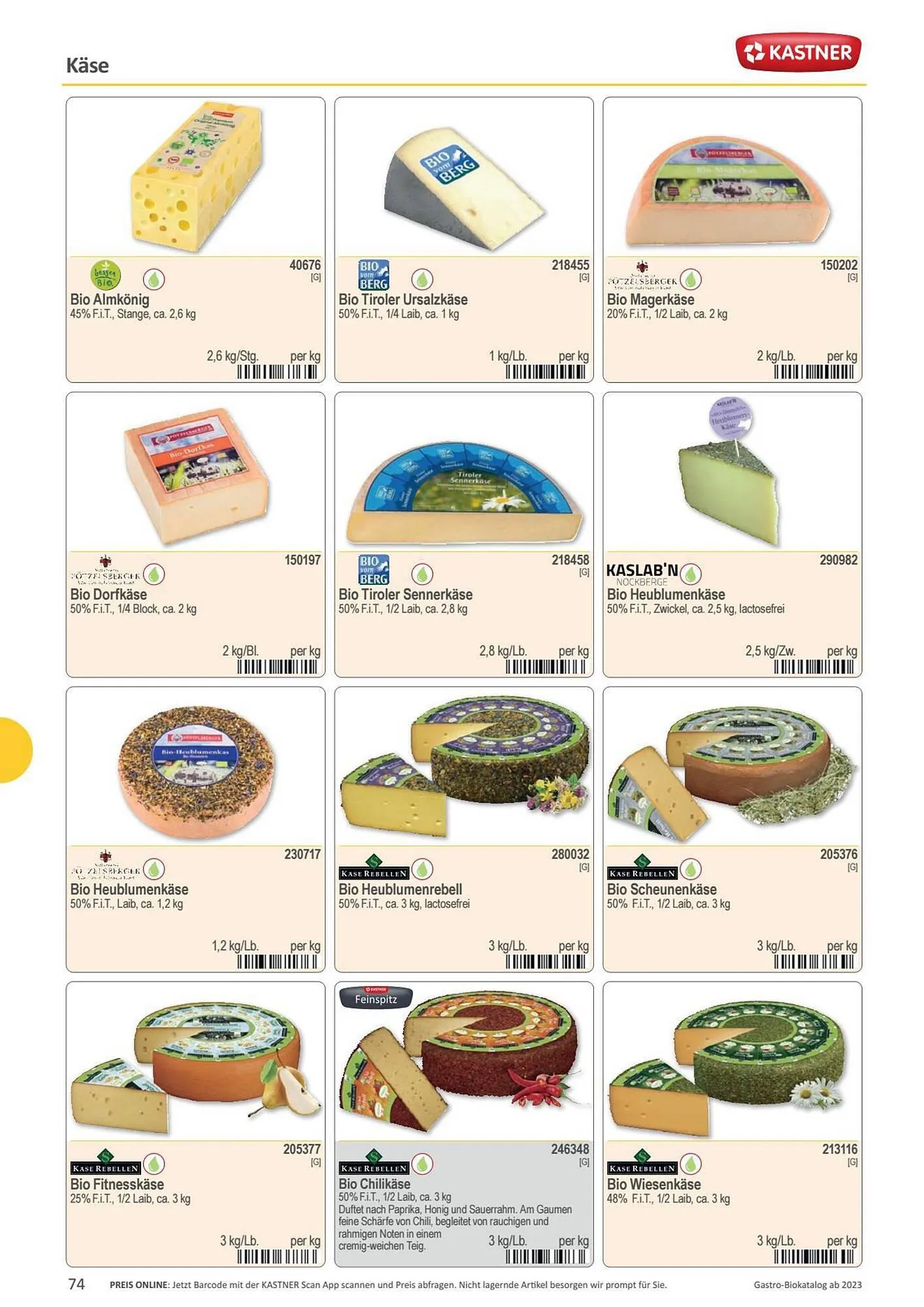 Kastner Flugblatt von 15. September bis 30. Dezember 2023 - Flugblätt seite 76