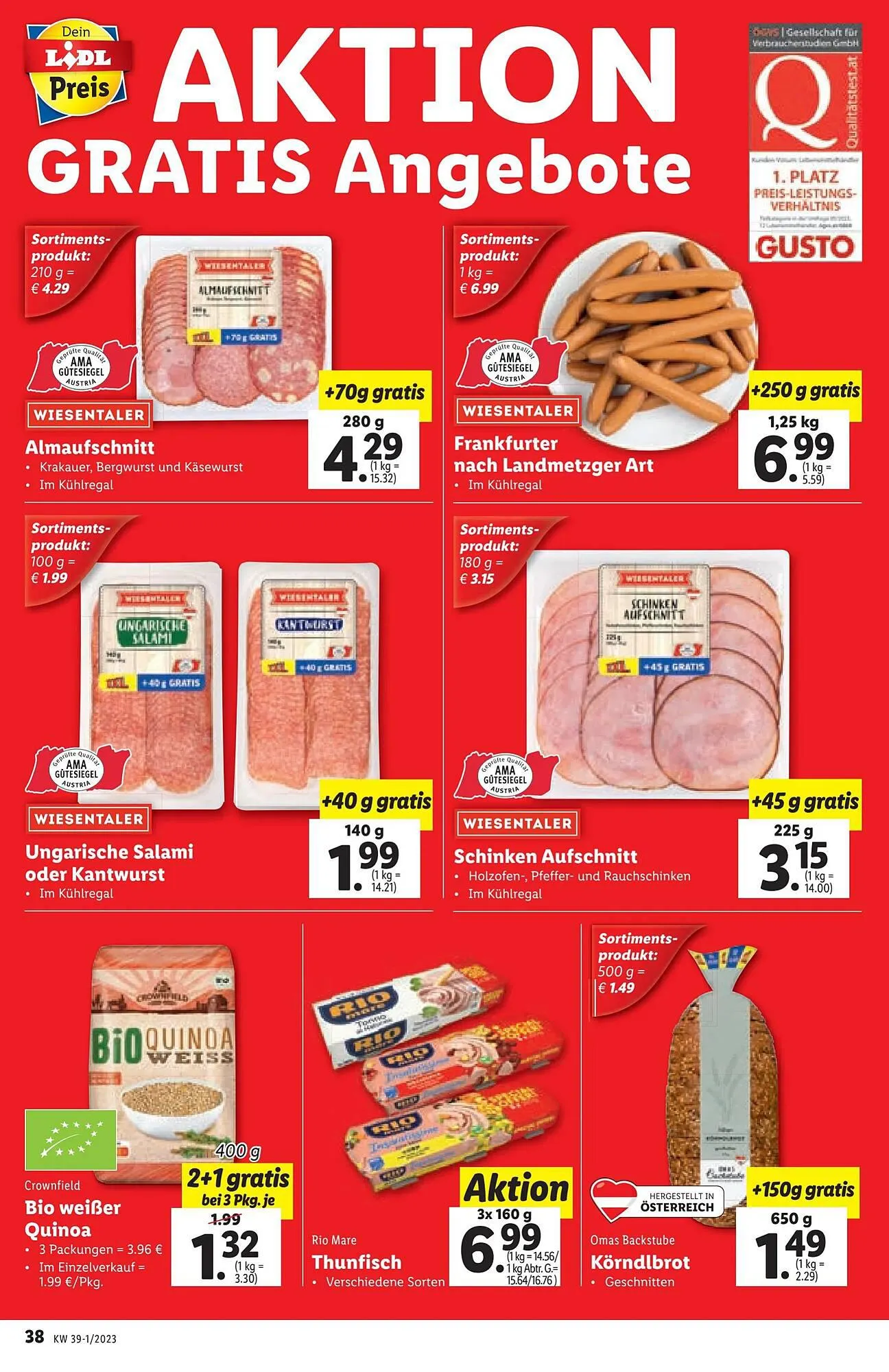 Lidl Flugblatt von 21. September bis 27. September 2023 - Flugblätt seite 40