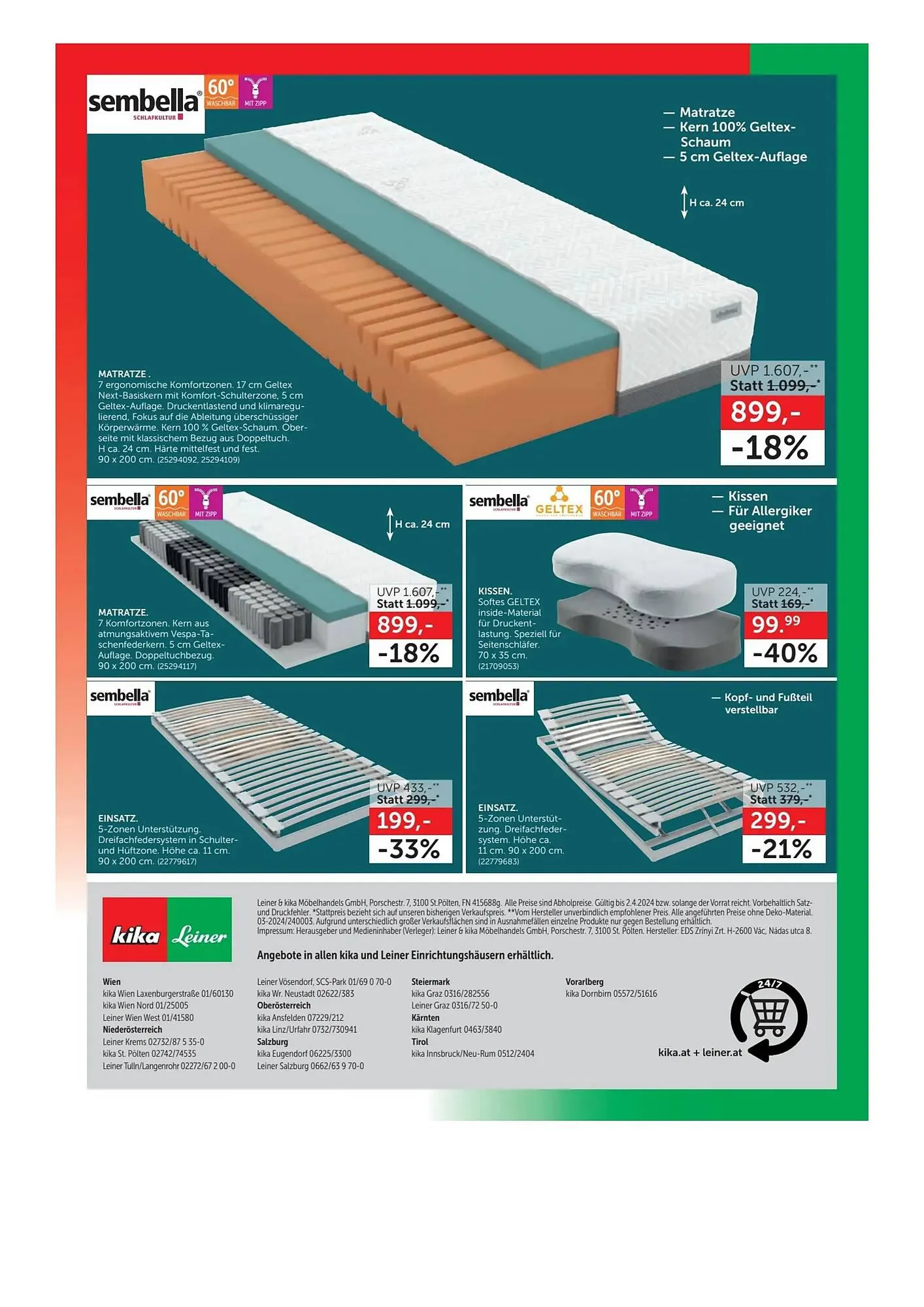 Leiner Flugblatt von 19. März bis 2. April 2024 - Flugblätt seite 8