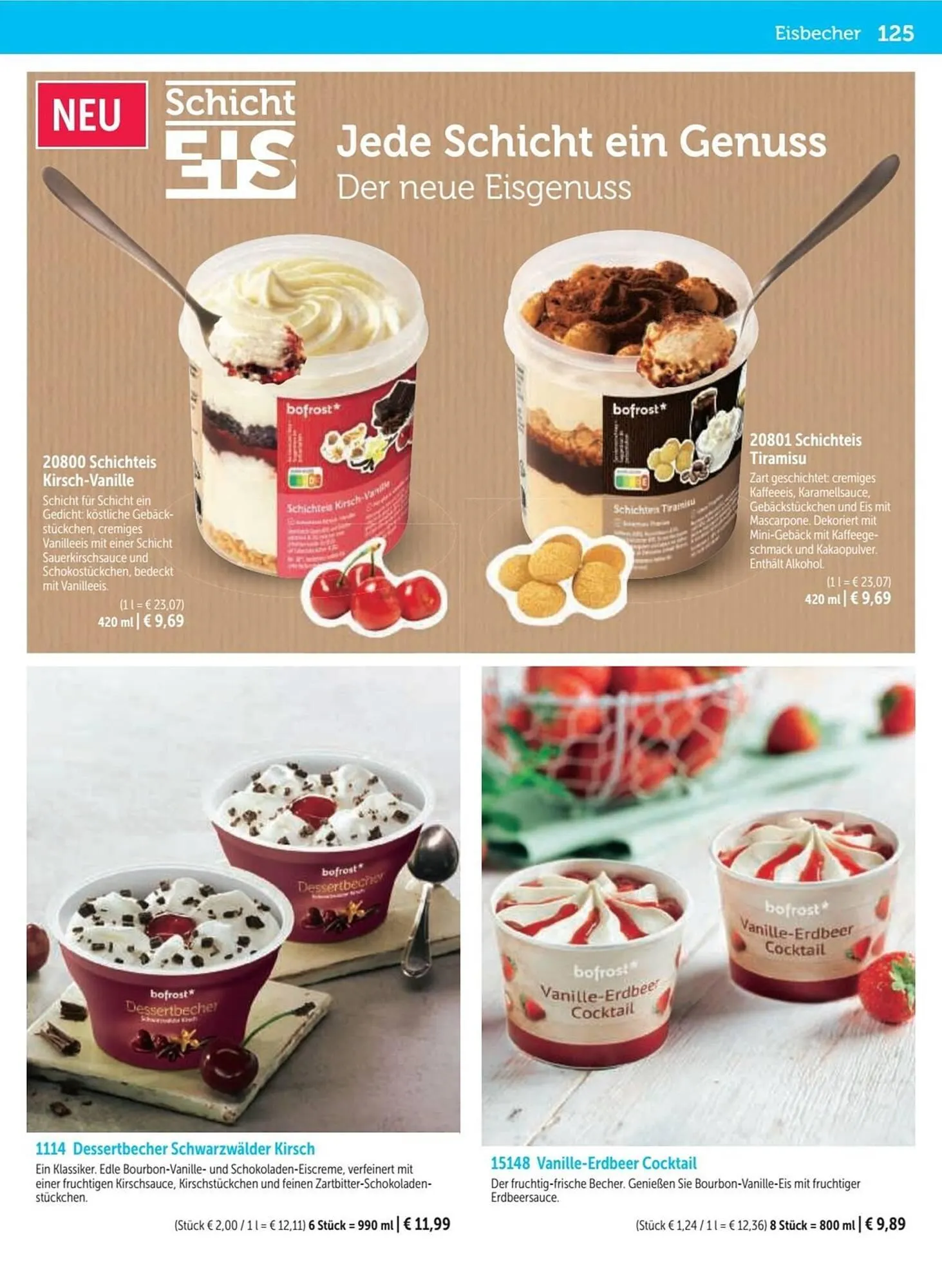 Bofrost Katalog von 13. September bis 6. März 2026 - Flugblätt seite  125