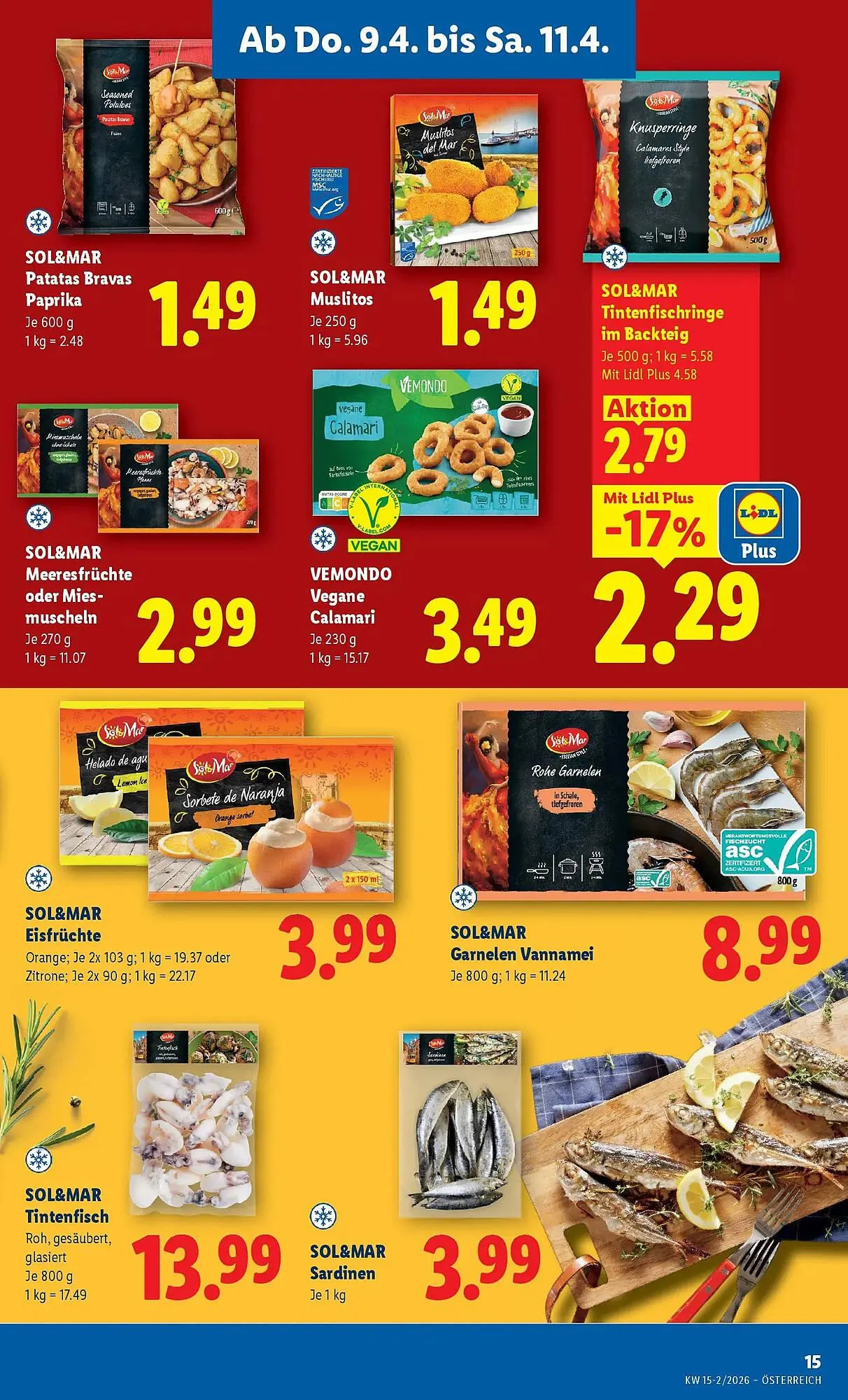 Lidl Flugblatt von 9. April bis 16. April 2026 - Flugblätt seite 17