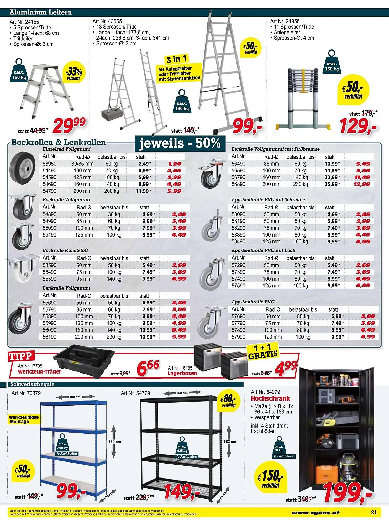 Zgonc Flugblatt von 31. August bis 30. September 2023 - Flugblätt seite 21