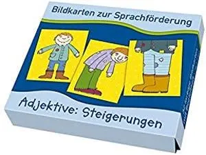 Bildkarten zur Sprachförderung. Adjektive. Steigerungen