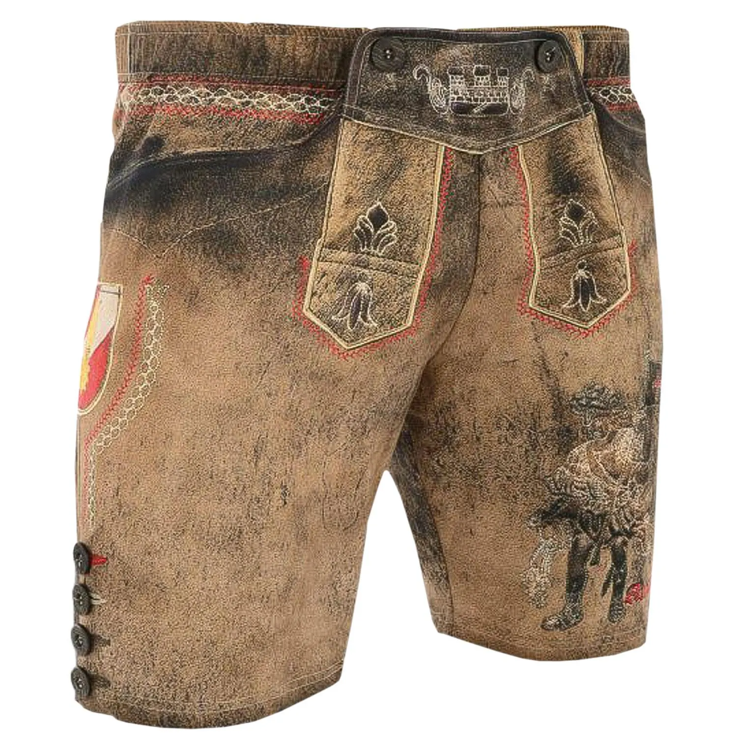 Herren Trachtenbadehose “Feuerwehr” Restgrößen