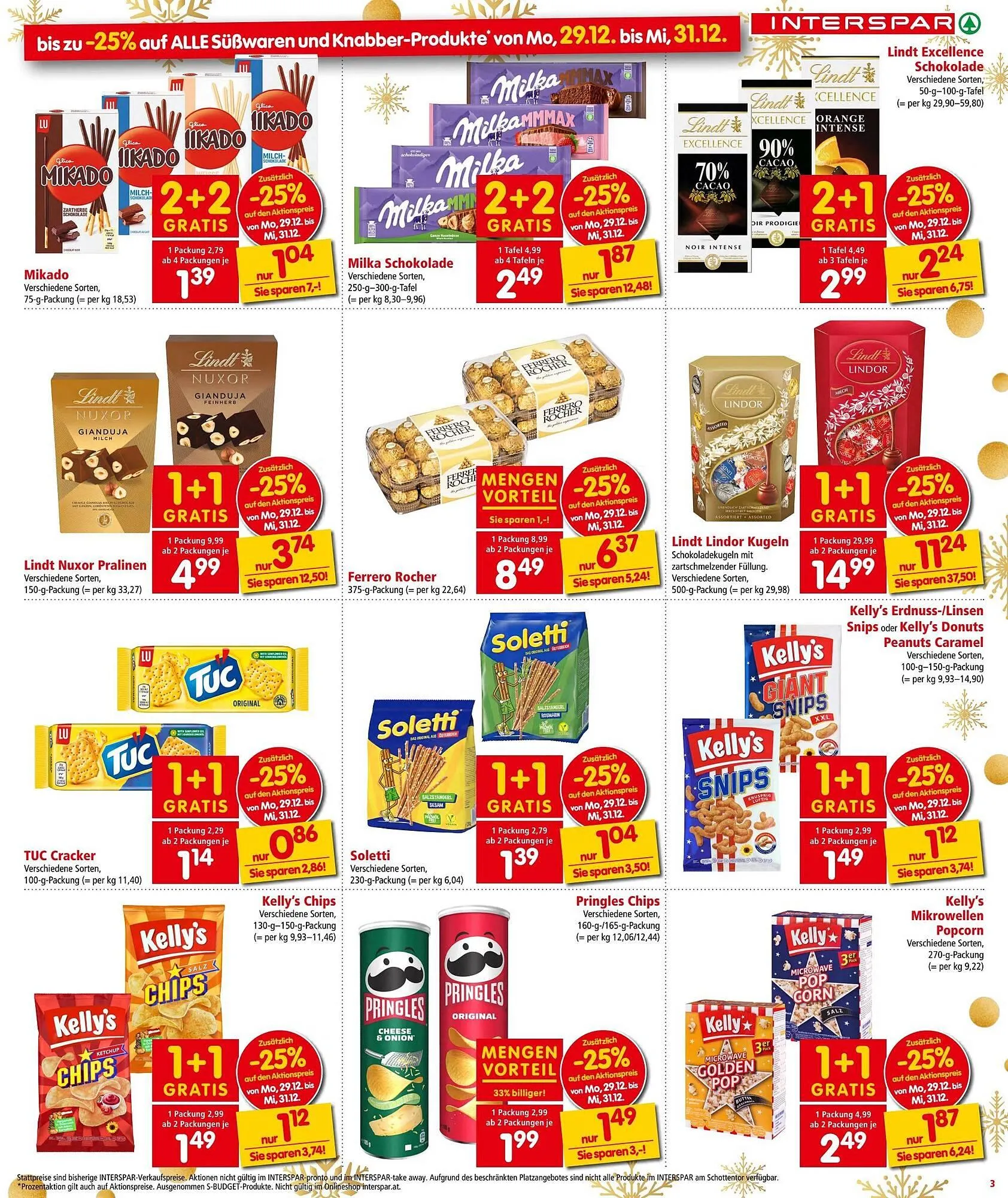 Interspar Flugblatt von 23. Dezember bis 31. Dezember 2025 - Flugblätt seite  3