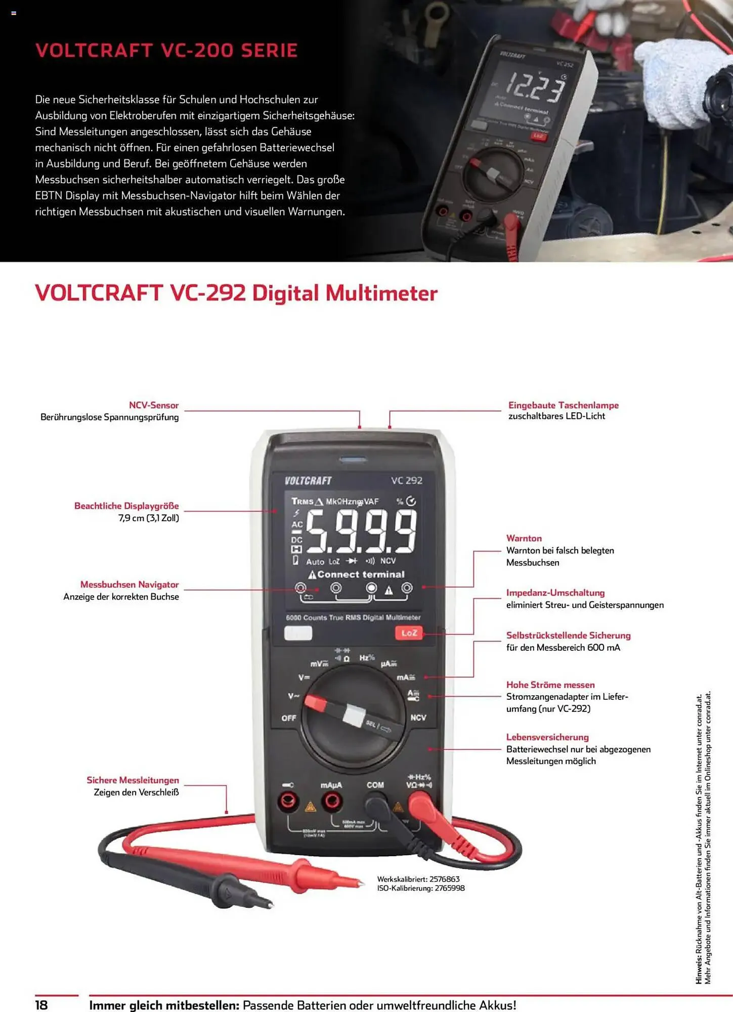 Conrad Katalog von 1. Oktober bis 30. November 2025 - Flugblätt seite  18