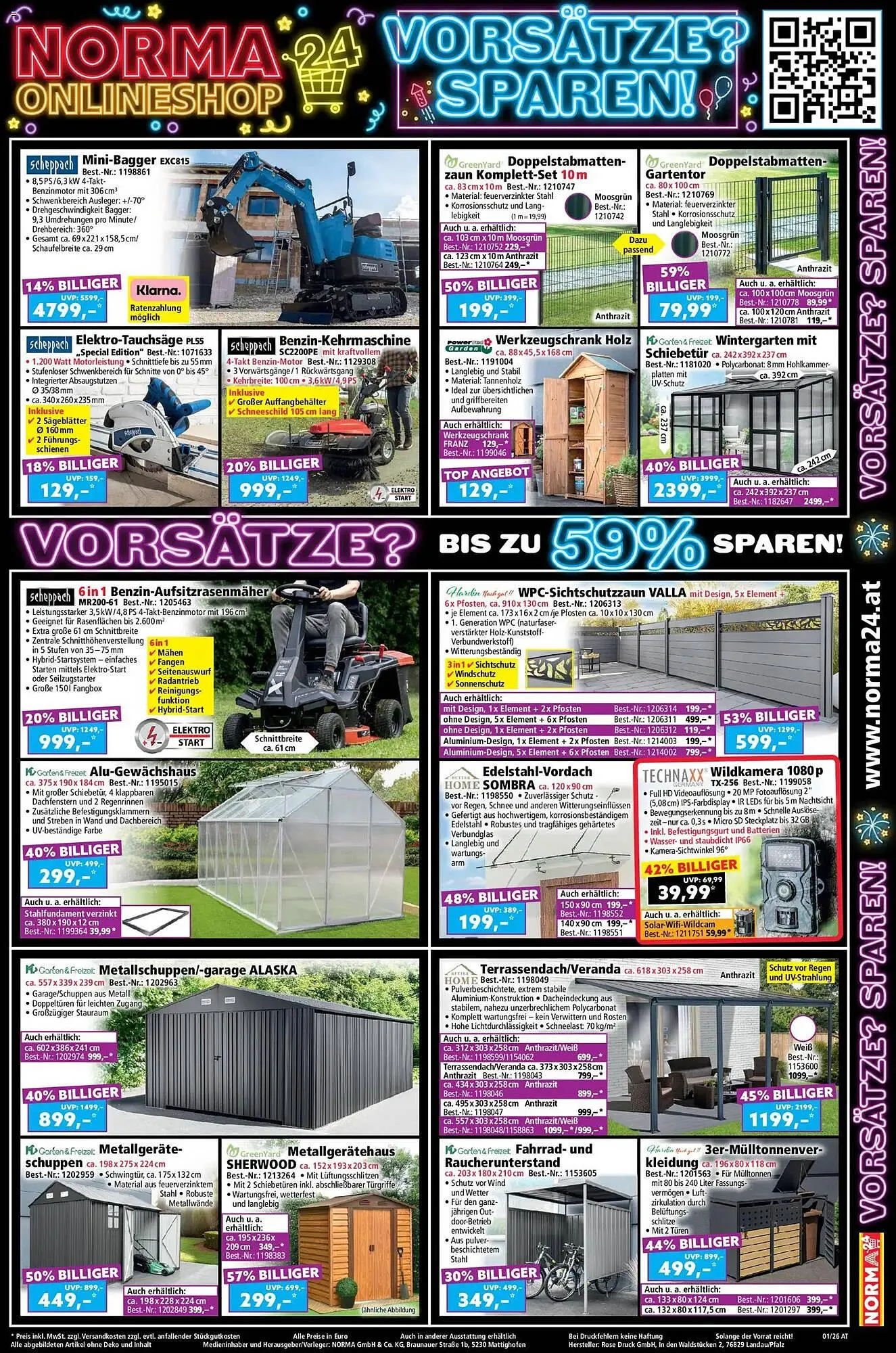 Norma Prospekt von 21. Dezember bis 4. Jänner 2026 - Flugblätt seite 1