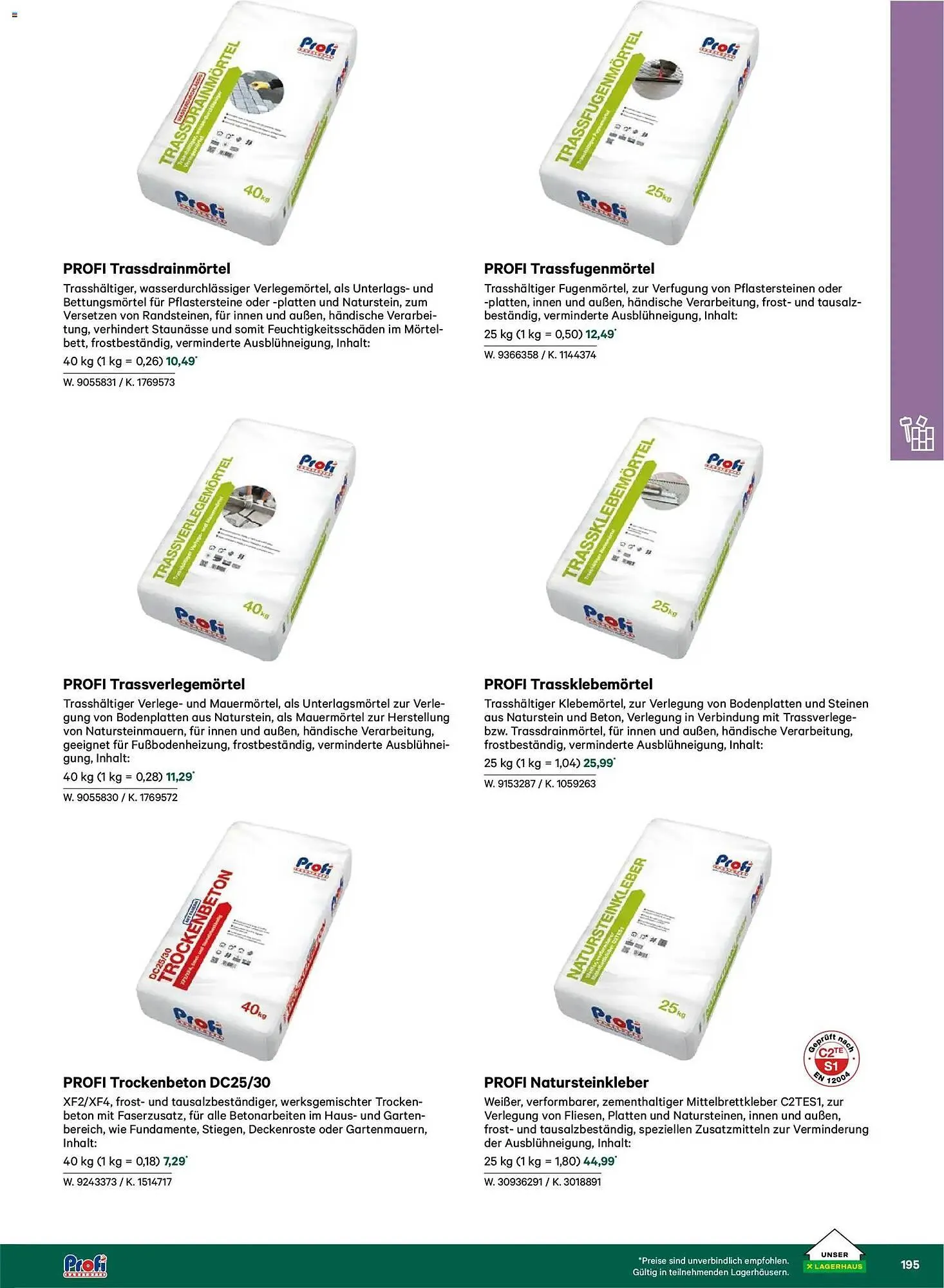 Lagerhaus Flugblatt von 22. Februar bis 31. Mai 2026 - Flugblätt seite  195