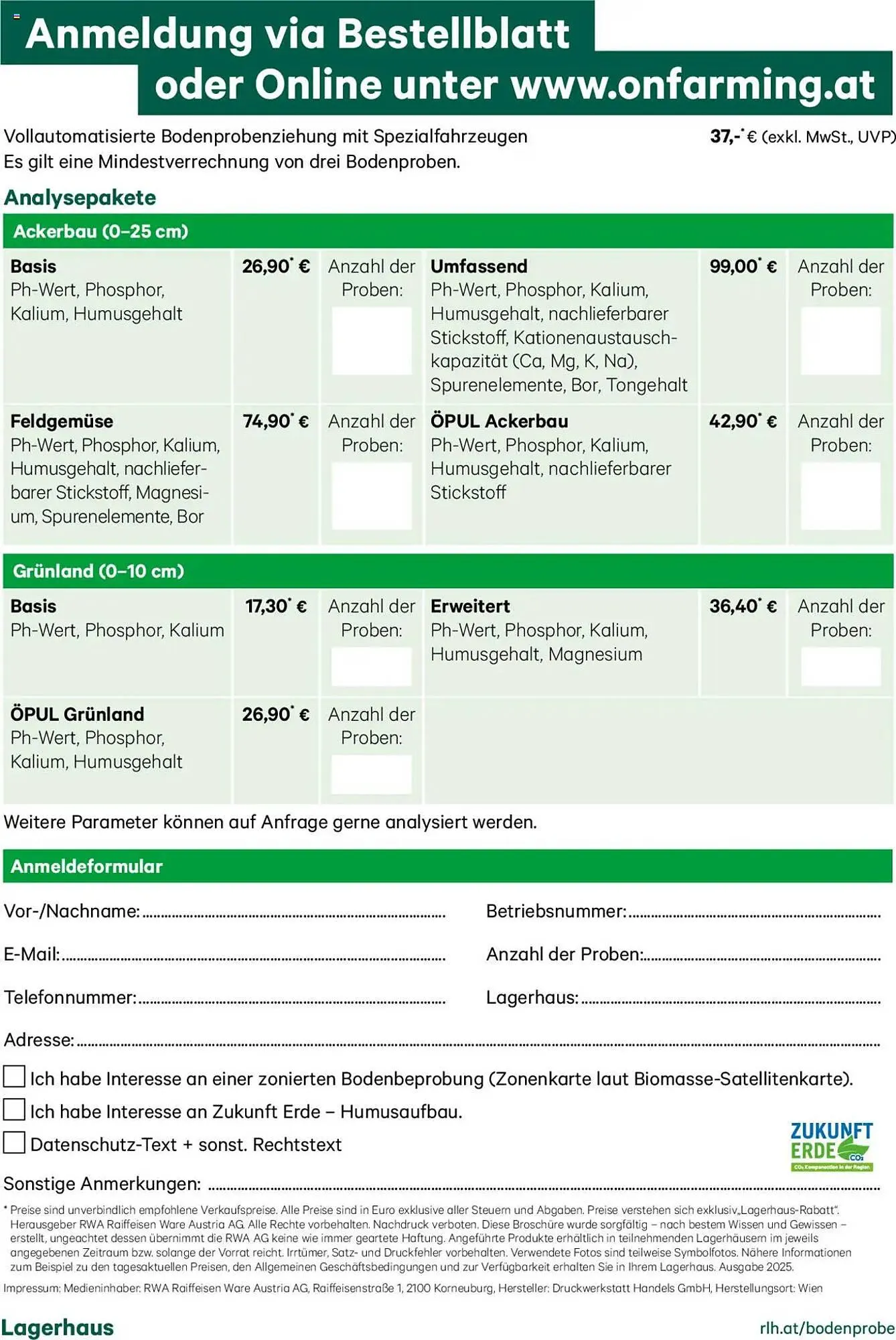 Lagerhaus Flugblatt von 6. Februar bis 31. Dezember 2025 - Flugblätt seite 2