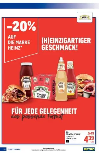METRO Flugblatt Food von 3. September bis 16. September 2026 - Flugblätt seite  20
