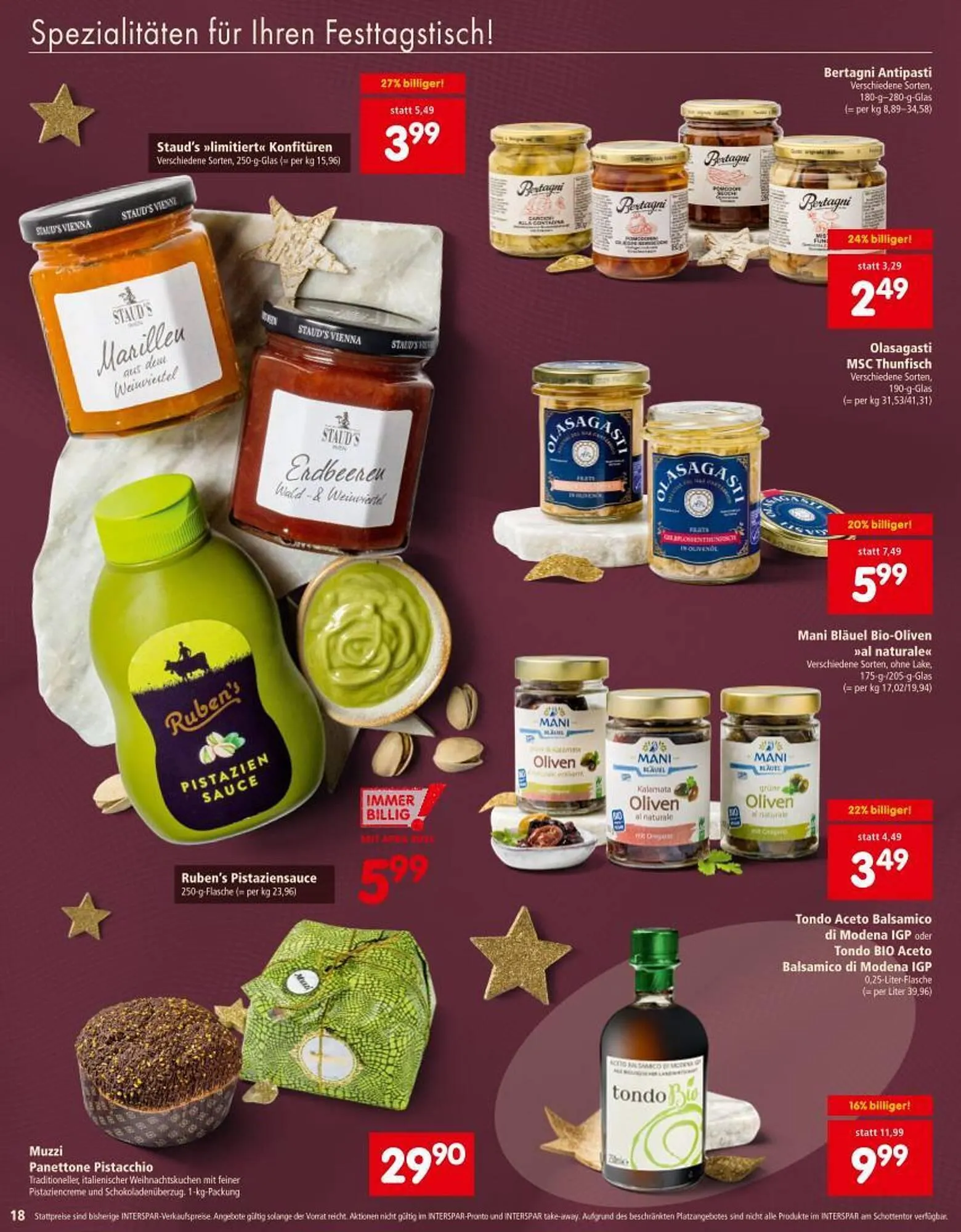 Interspar Flugblatt von 20. November bis 31. Dezember 2025 - Flugblätt seite  18