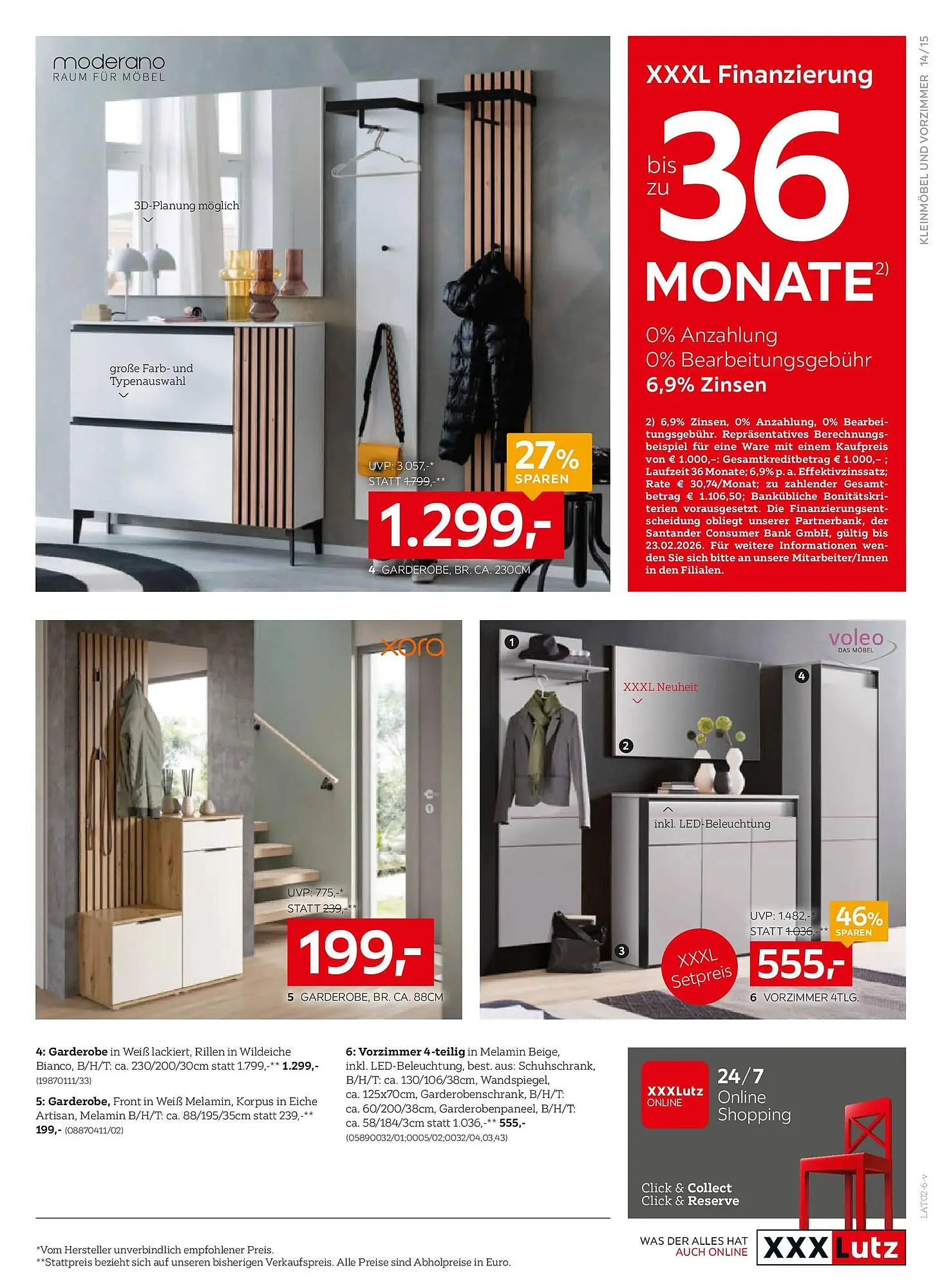 XXXLutz Prospekt von 18. Februar bis 24. Februar 2026 - Flugblätt seite  15