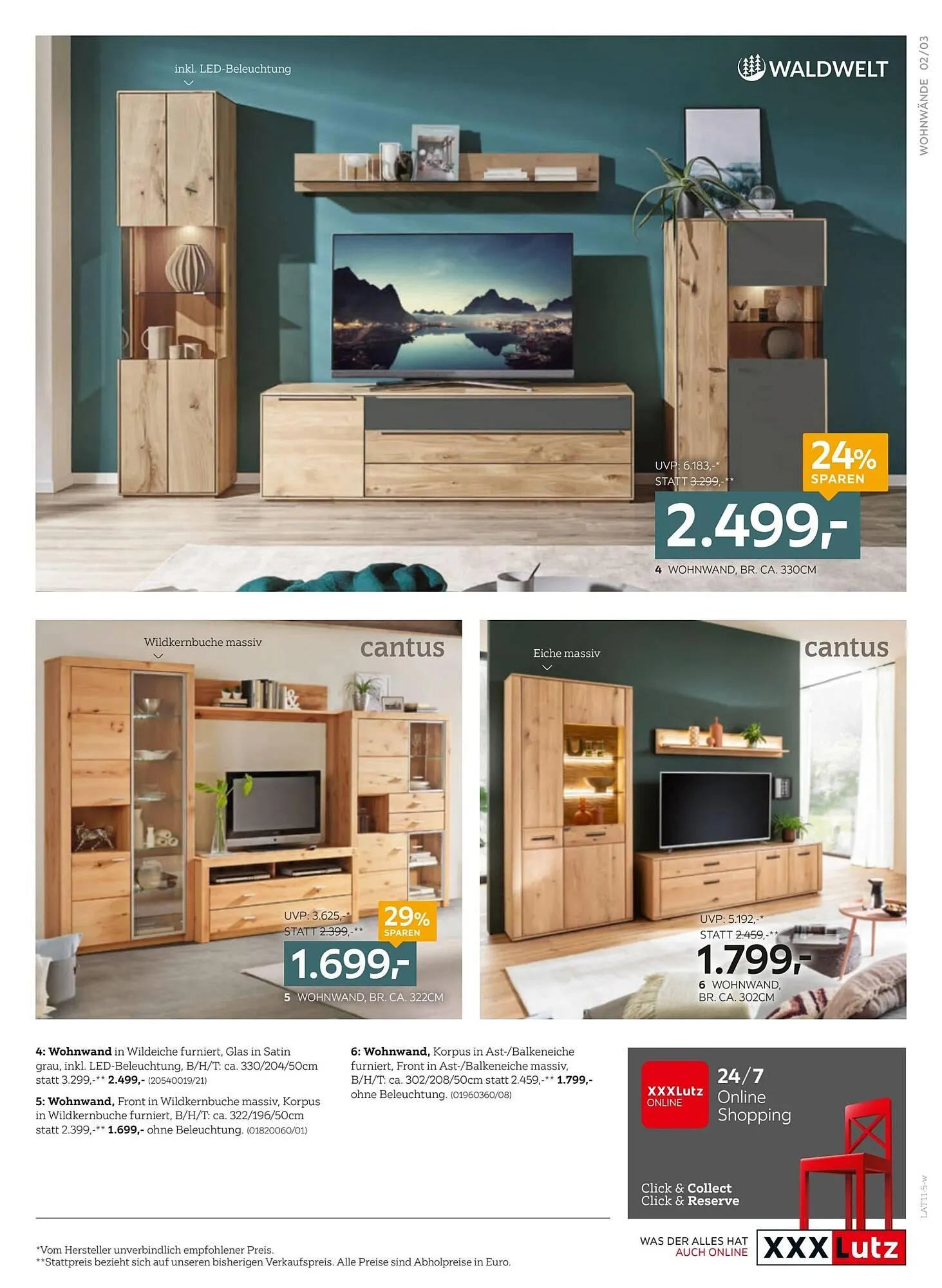 XXXLutz Prospekt von 28. Oktober bis 11. November 2025 - Flugblätt seite 3