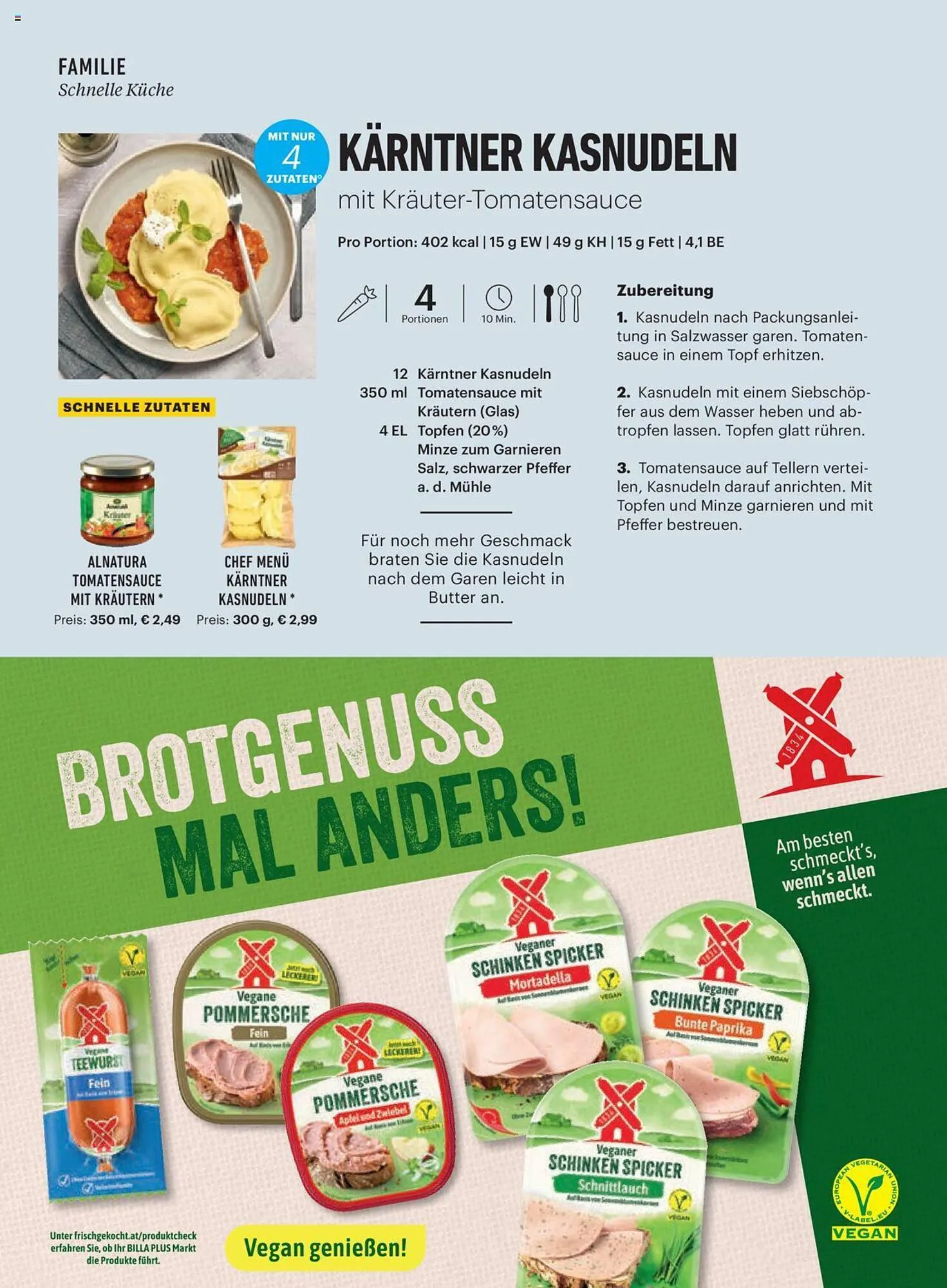 Billa Flugblatt von 1. Dezember bis 31. Dezember 2023 - Flugblätt seite  124