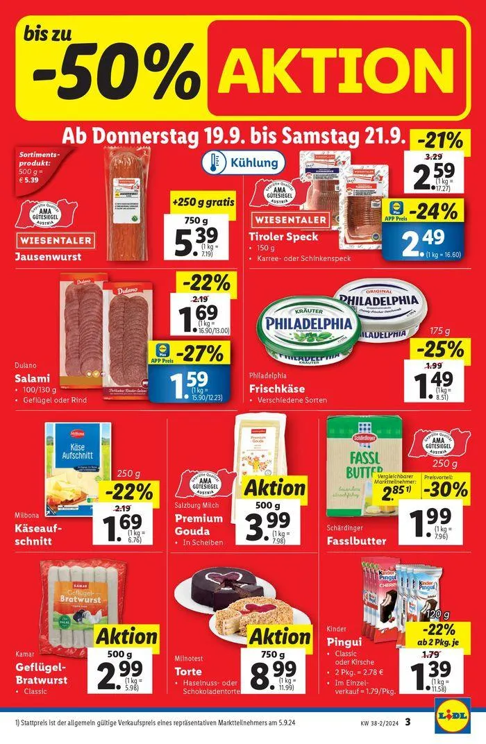 Exklusive Schnäppchen von 19. September bis 25. September 2024 - Flugblätt seite 3