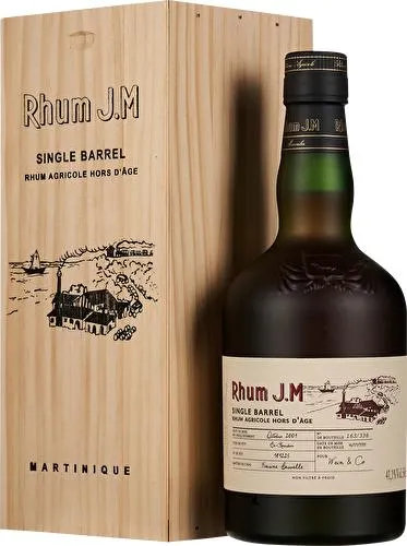 Rhum Très Vieux Agricole Single Barrel 0,5 Liter 2001 in Holzkiste