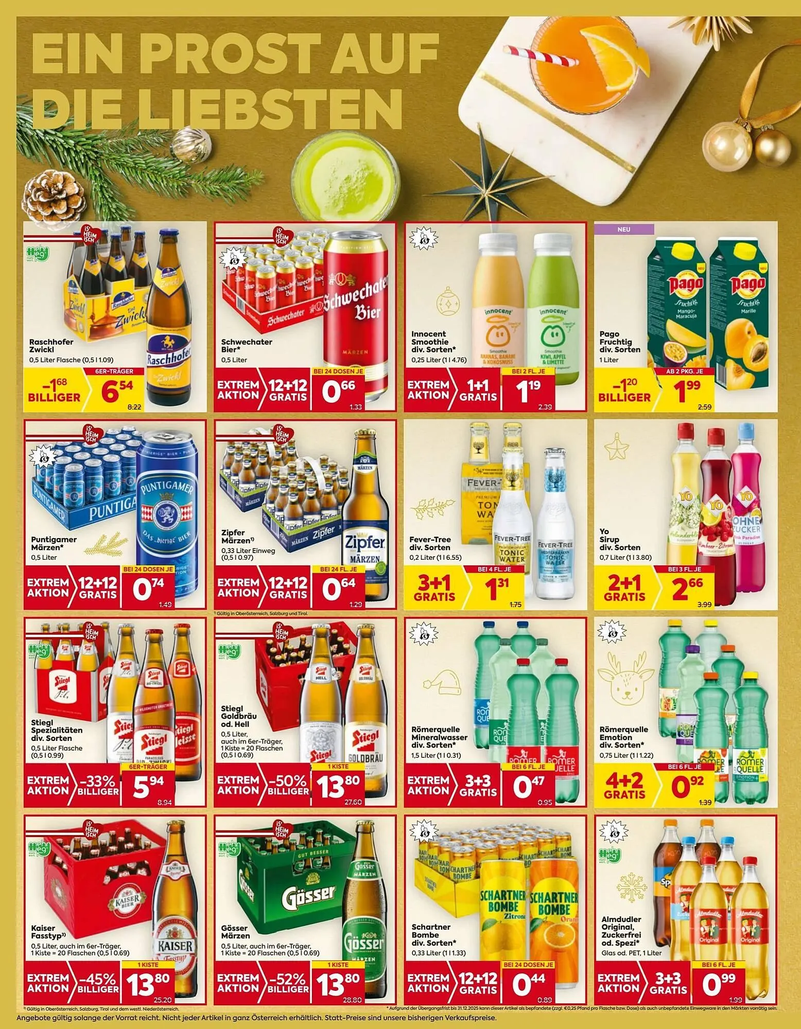 Billa Flugblatt von 11. Dezember bis 17. Dezember 2025 - Flugblätt seite  12