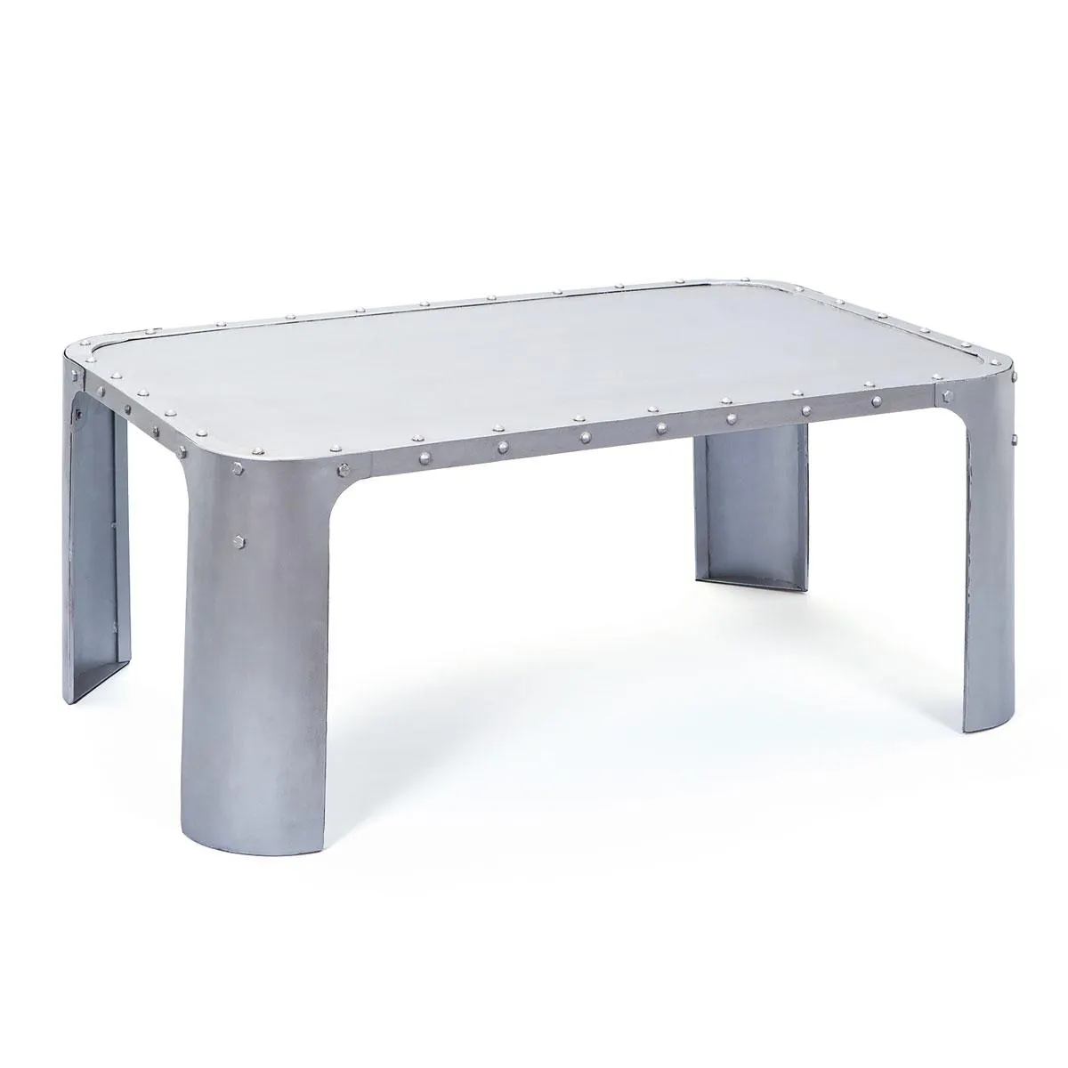 Inter Link Couchtisch Gormur antik silber 110 x 45 x 70 cm