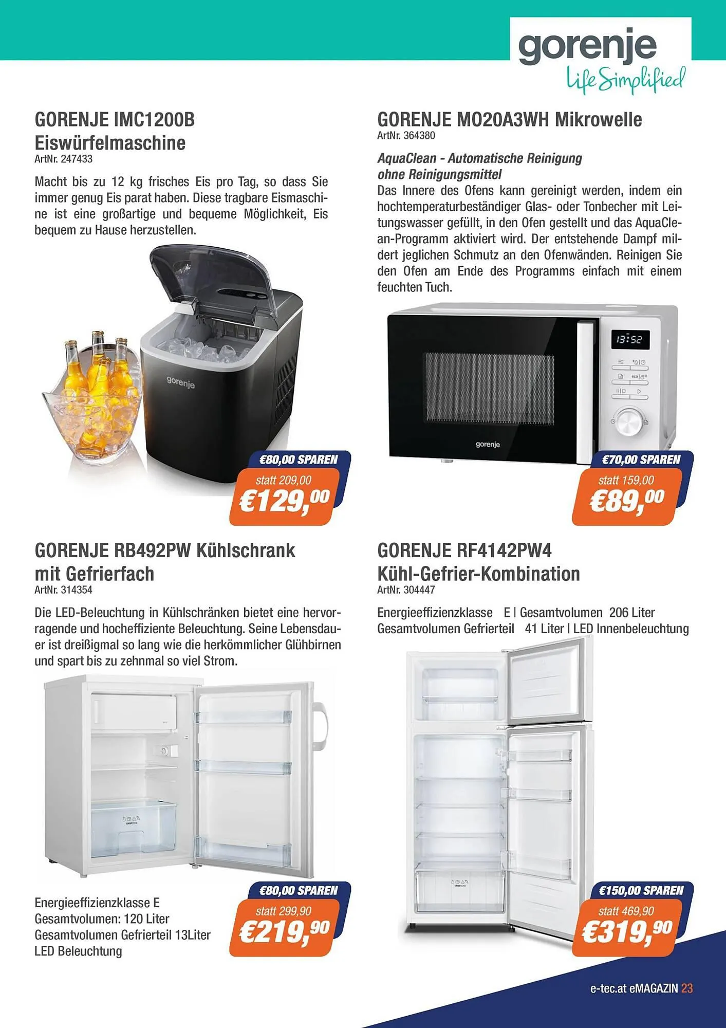 e-tec Flugblatt von 22. September bis 30. September 2023 - Flugblätt seite 23