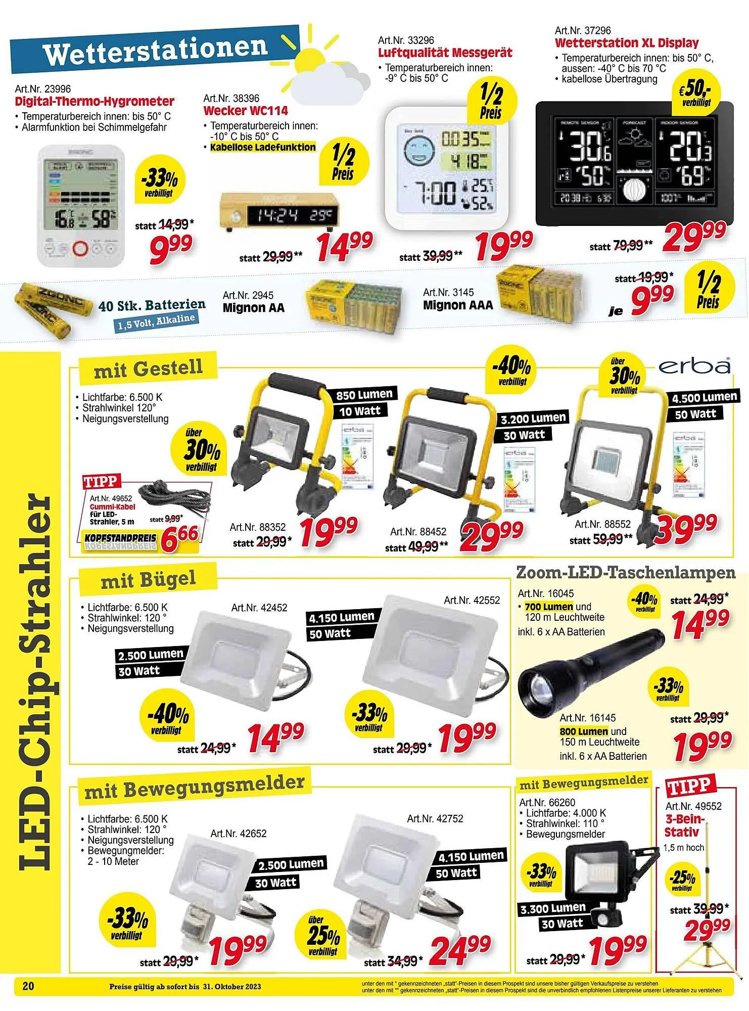 Zgonc Flugblatt von 30. September bis 31. Oktober 2023 - Flugblätt seite 20