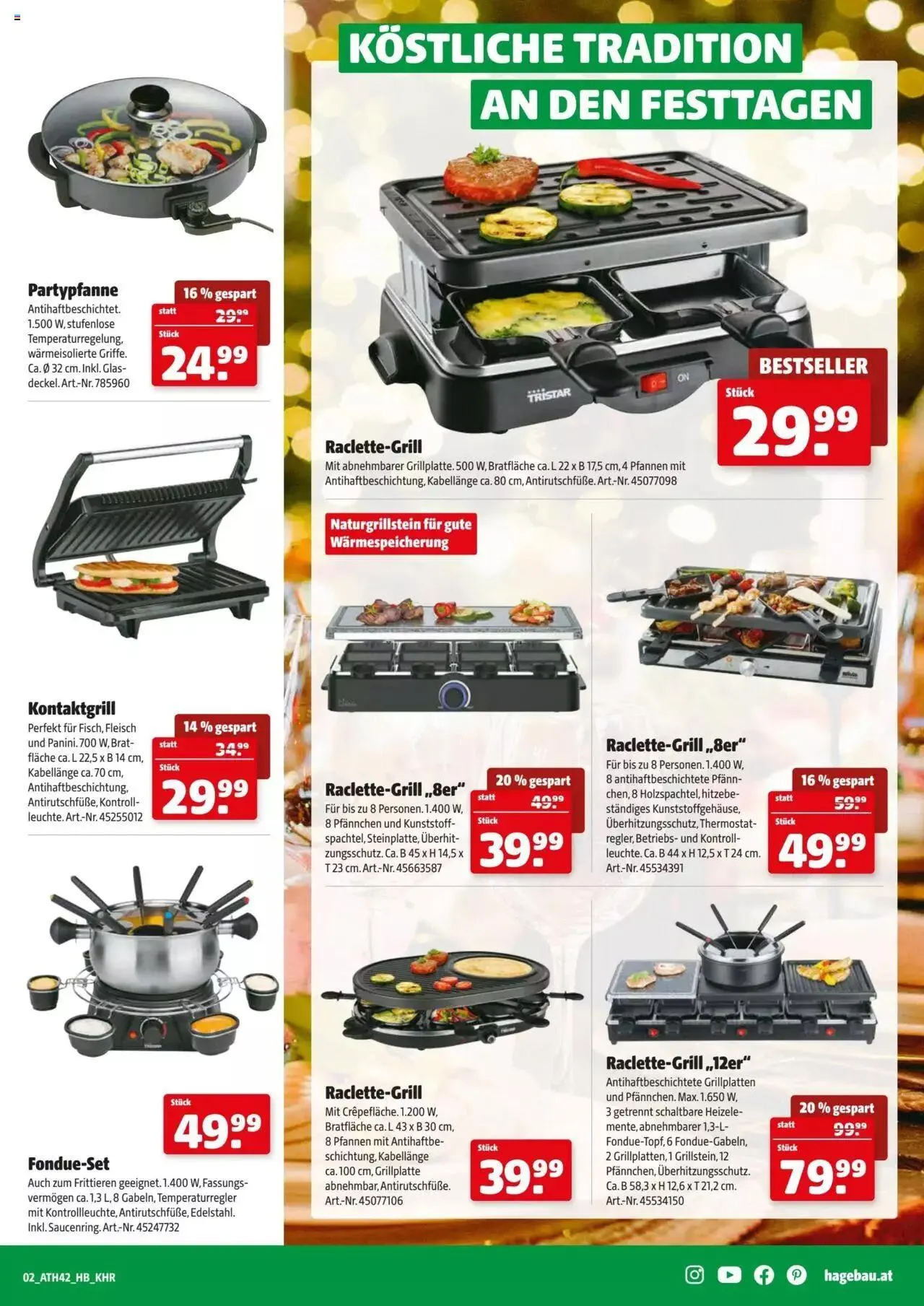 Hagebau Flugblatt von 6. Dezember bis 23. Dezember 2023 - Flugblätt seite 17