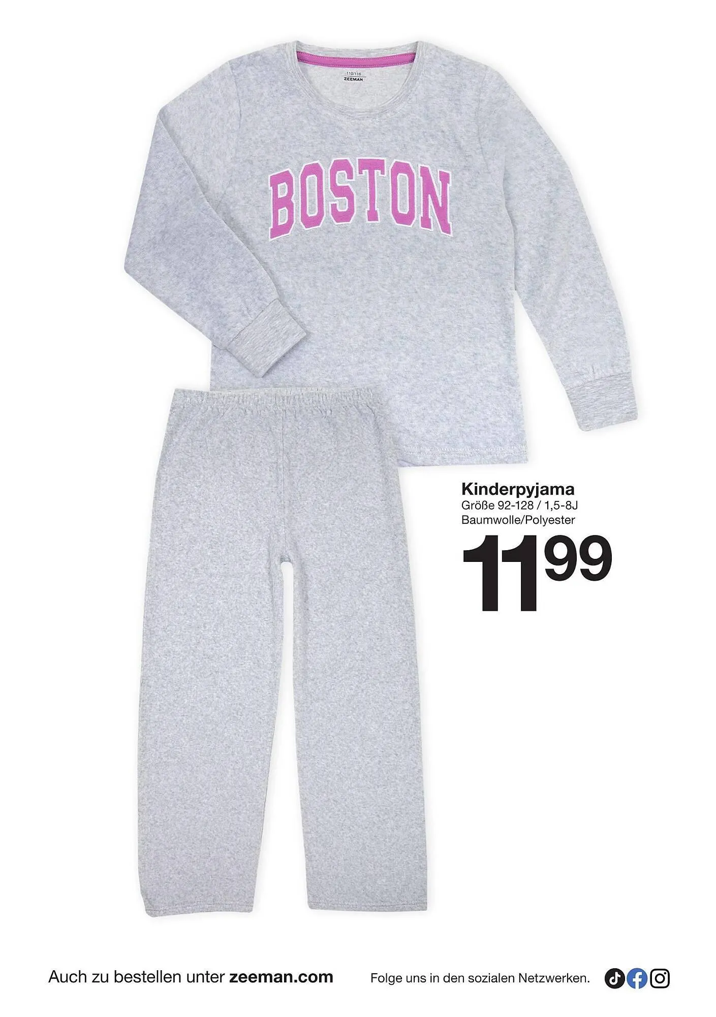 Zeeman Prospekt von 25. Oktober bis 7. November 2025 - Flugblätt seite 4