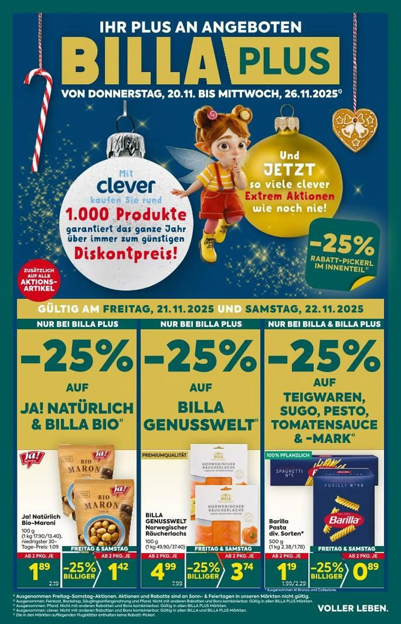 Billa Corso Flugblatt - 1