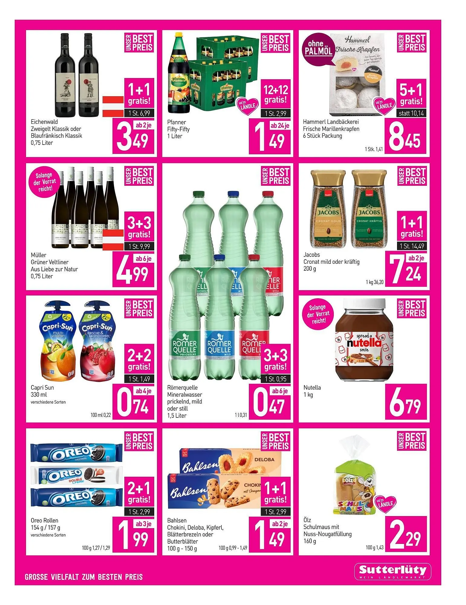 Sutterlüty Flugblatt von 15. Jänner bis 20. Jänner 2026 - Flugblätt seite  3