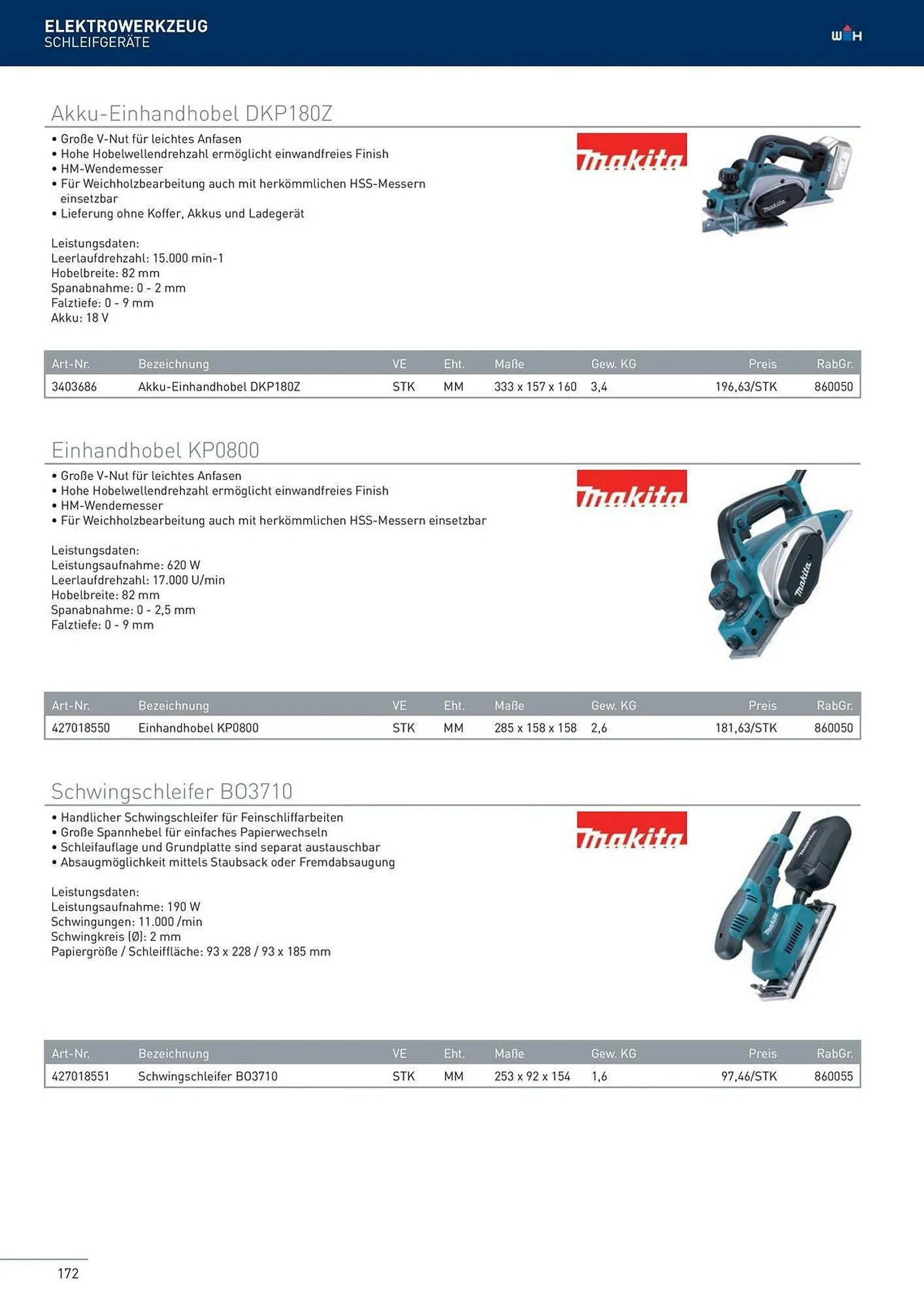Würth Flugblatt von 22. Februar bis 31. Dezember 2024 - Flugblätt seite 172
