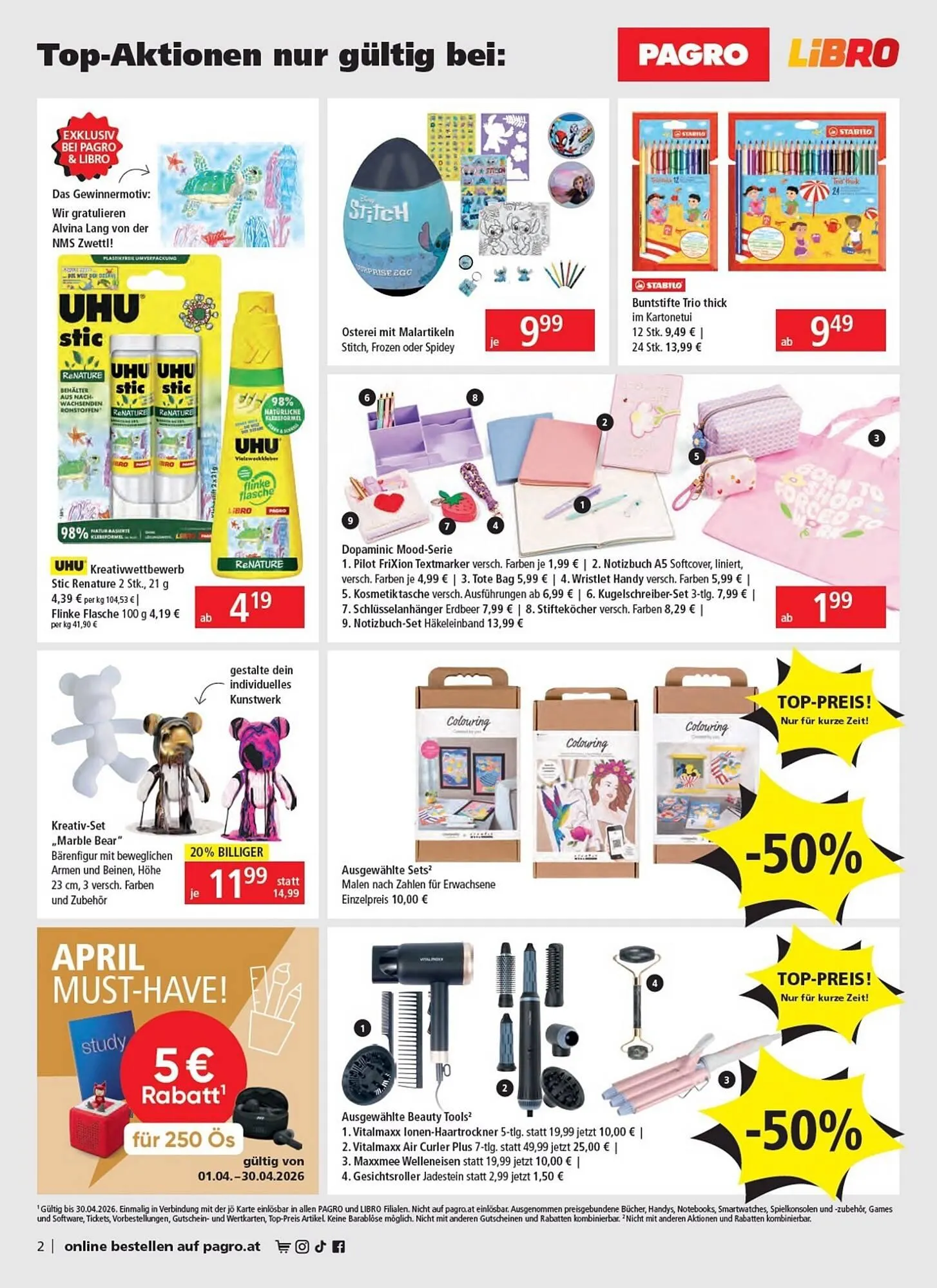 Pagro Diskont Flugblatt von 26. März bis 6. April 2026 - Flugblätt seite  2