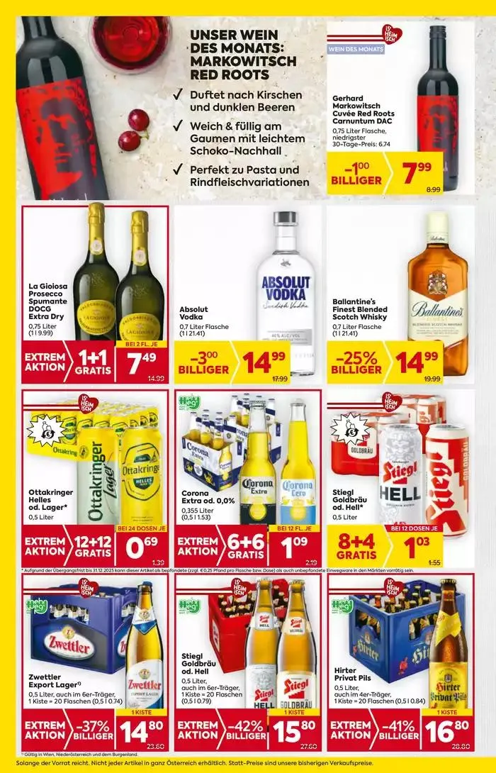 Vorschau BILLA Wien KW06 2025 von 3. Februar bis 17. Februar 2025 - Flugblätt seite 18