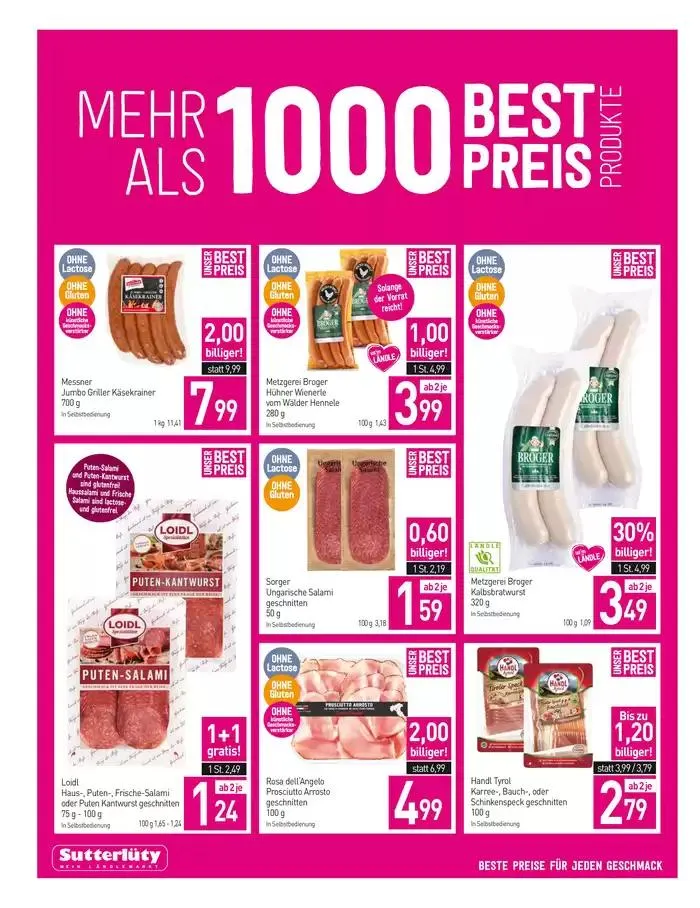 Sutterlüty flugblatt von 30. Jänner bis 5. Februar 2025 - Flugblätt seite  2