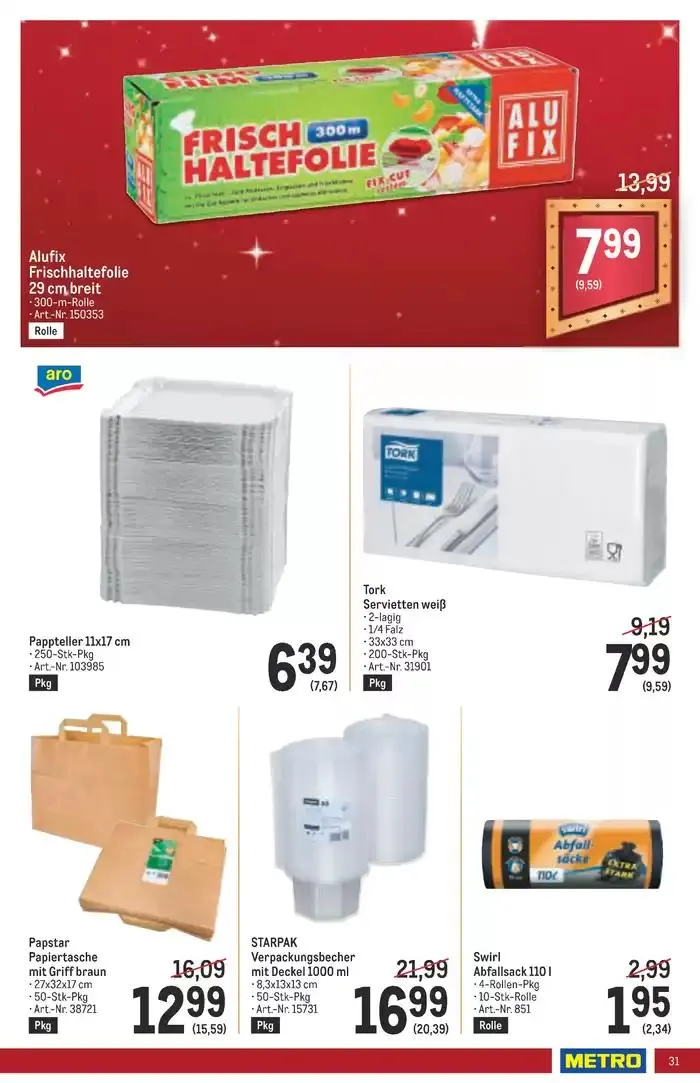 Unsere besten Deals für Sie von 28. November bis 11. Dezember 2024 - Flugblätt seite  31