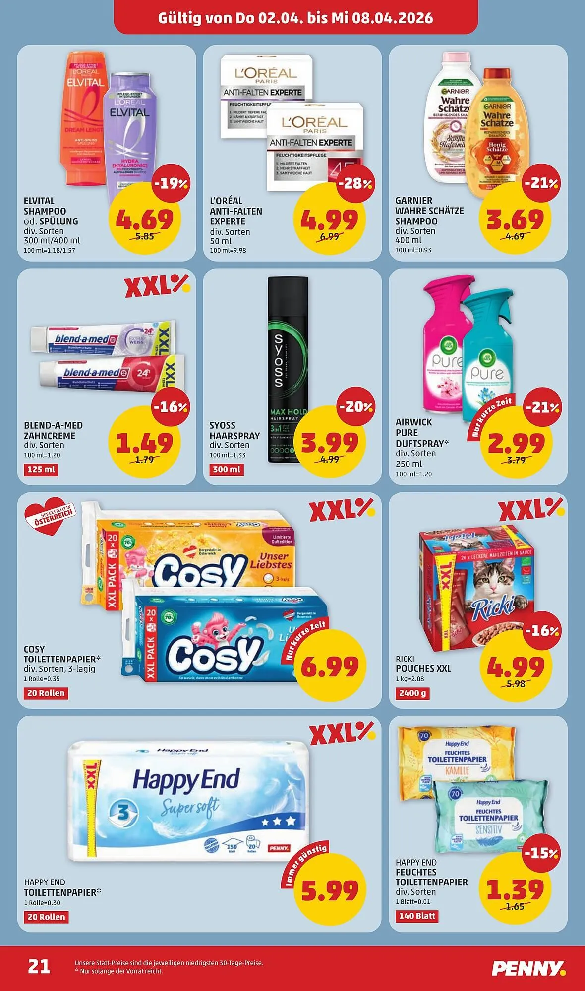PENNY Flugblatt von 2. April bis 8. April 2026 - Flugblätt seite  21