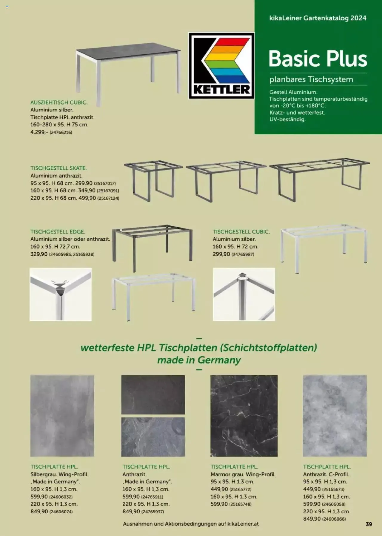 Leiner Garten Katalog 2024 von 4. März bis 30. September 2024 - Flugblätt seite 39