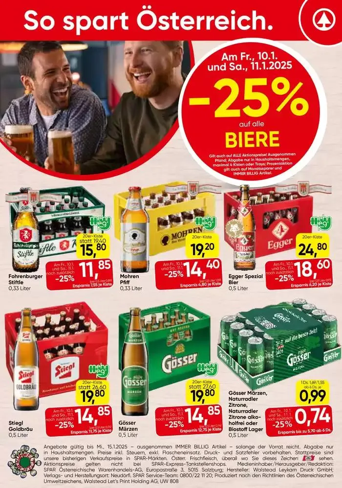 Exklusive Deals für unsere Kunden von 8. Jänner bis 15. Jänner 2025 - Flugblätt seite 24