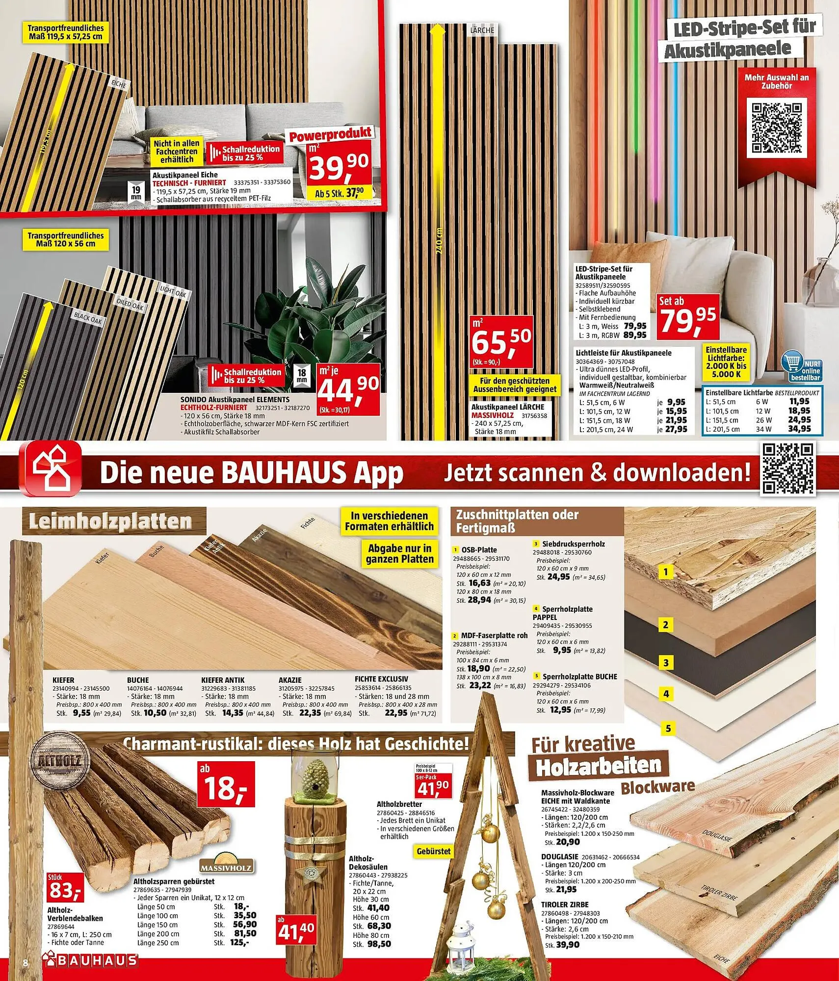 Bauhaus Flugblatt von 3. Dezember bis 31. Dezember 2025 - Flugblätt seite  8