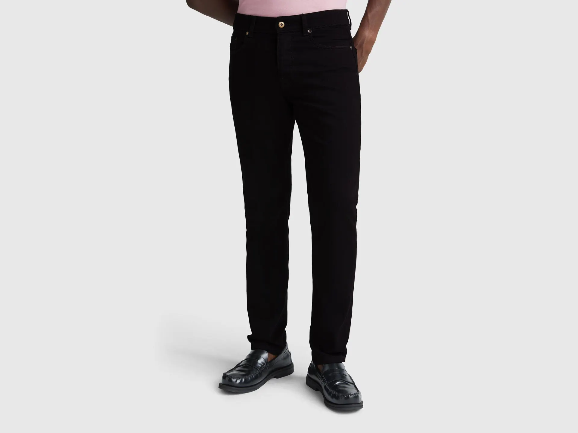 Slim-Fit-Jeans mit fünf Taschen