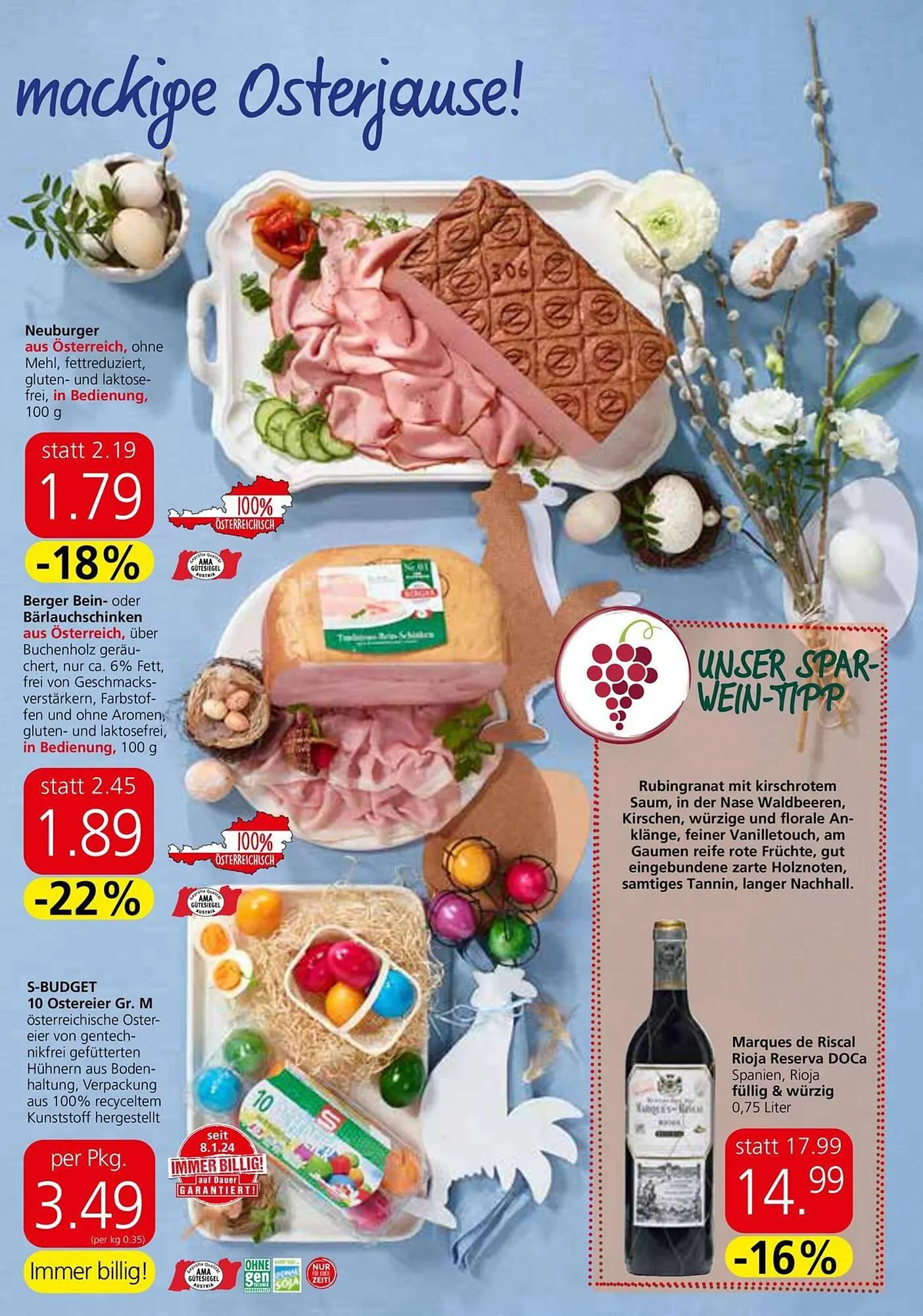 Spar Flugblatt von 26. März bis 3. April 2024 - Flugblätt seite 5