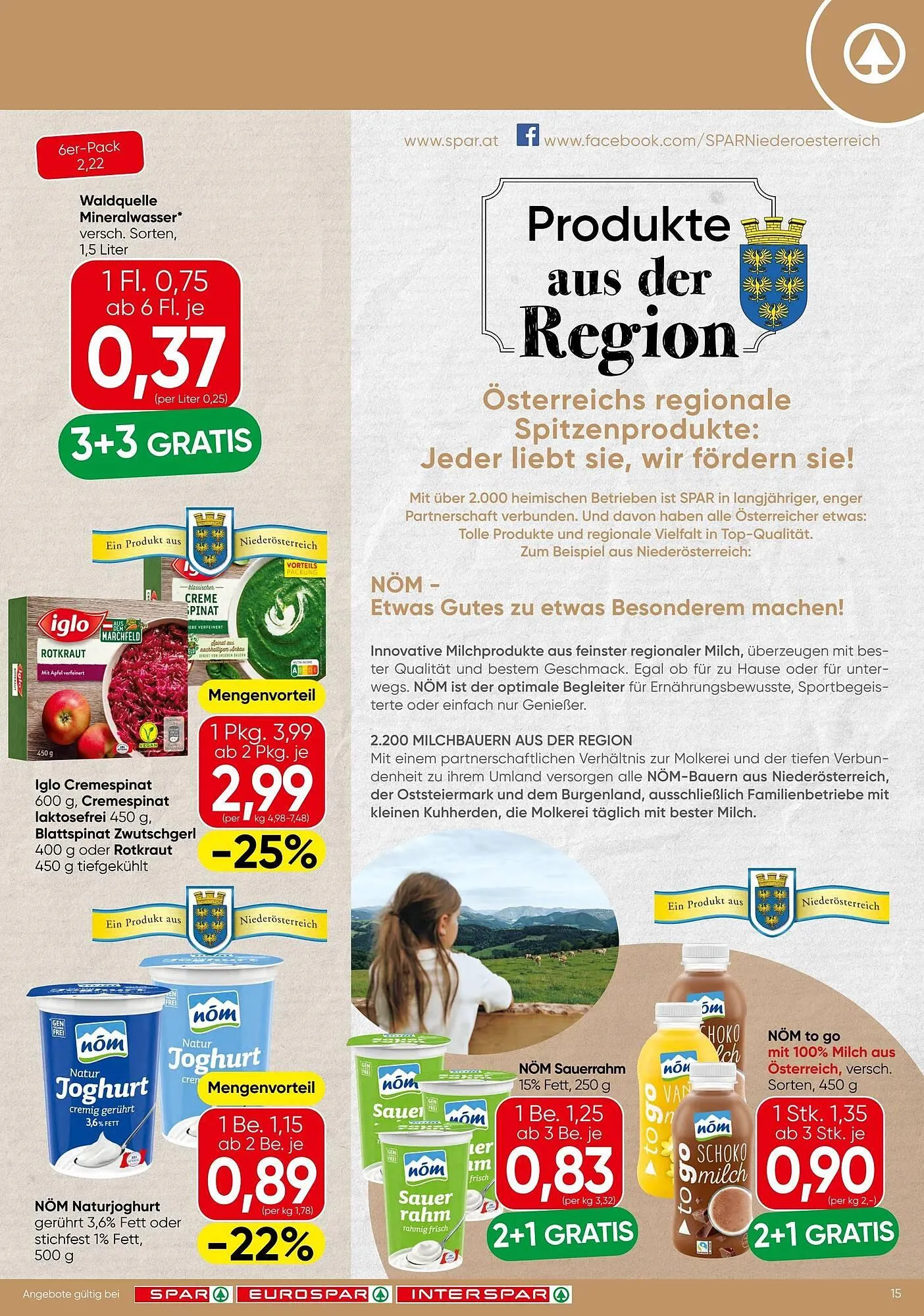 Spar Flugblatt von 6. November bis 19. November 2025 - Flugblätt seite  15
