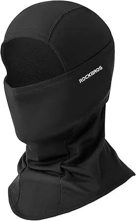 ROCKBROS Sturmhaube Balaclava Skimaske Winddicht Warm für Fahrrad Ski Motorrad Winter Unisex Einheitsgröße