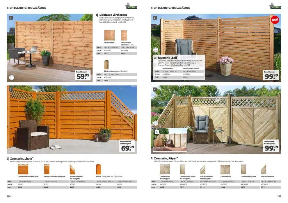 Hagebau flugblatt von 1. März bis 31. Dezember 2024 - Flugblätt seite  93