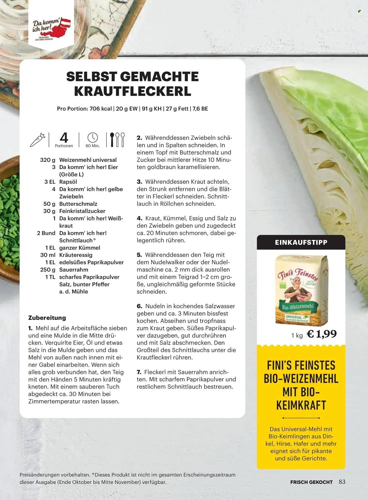 Billa Flugblatt von 1. November bis 30. November 2025 - Flugblätt seite  79