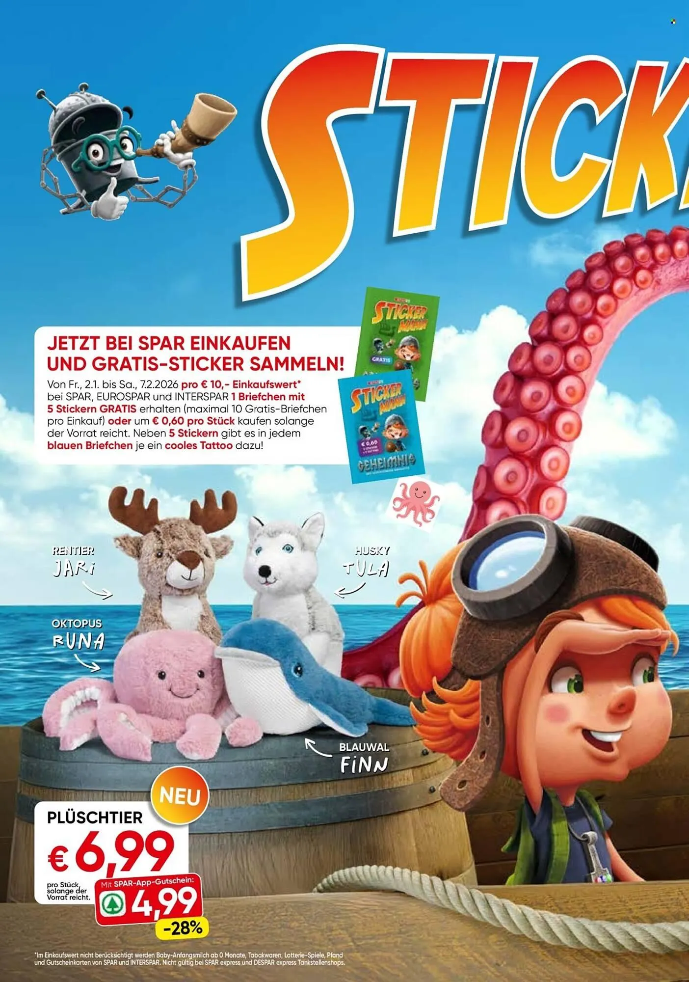 Spar Flugblatt von 2. Jänner bis 14. Jänner 2026 - Flugblätt seite  14