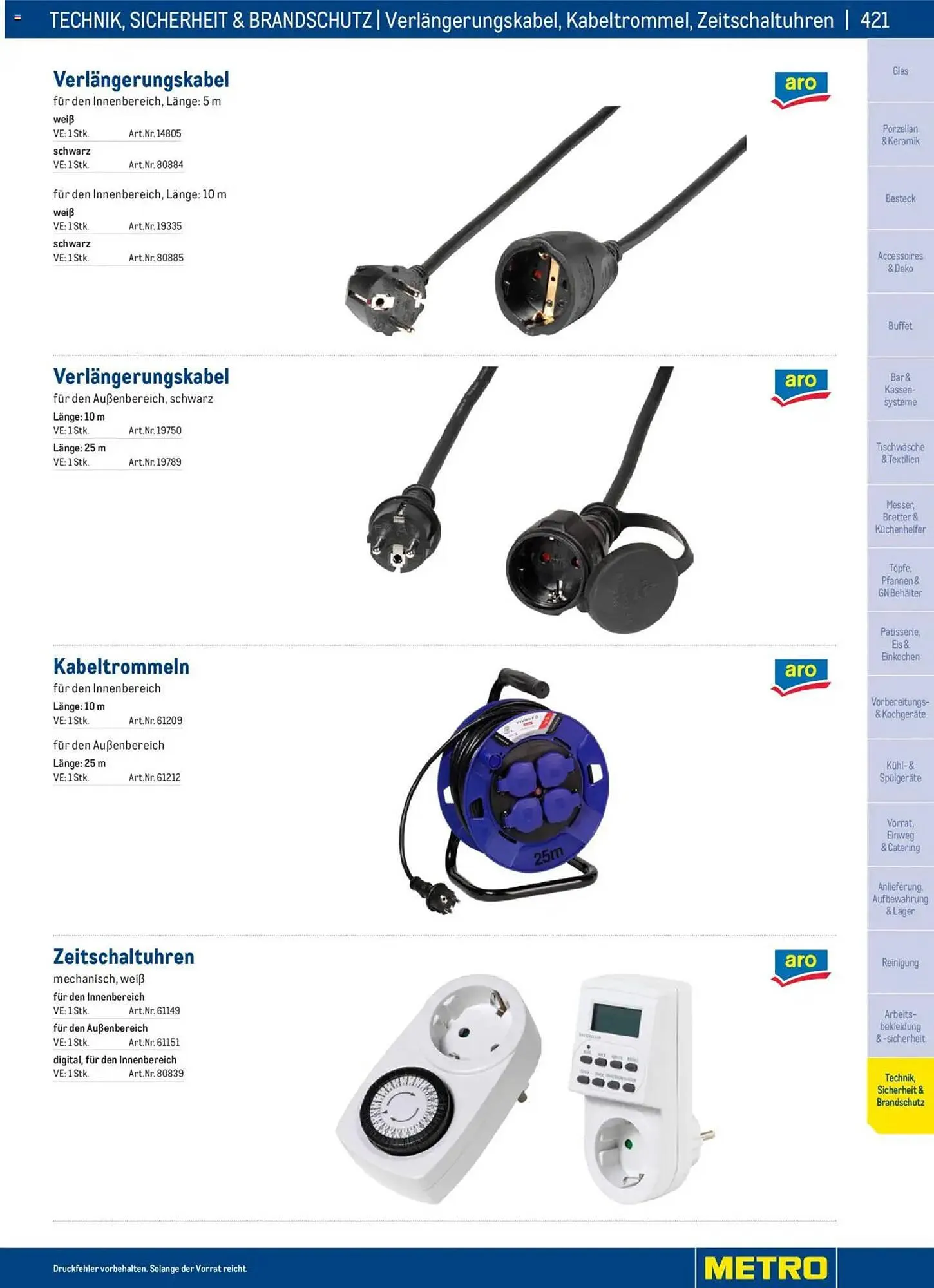 Metro Flugblatt von 2. Dezember bis 31. Dezember 2025 - Flugblätt seite  421