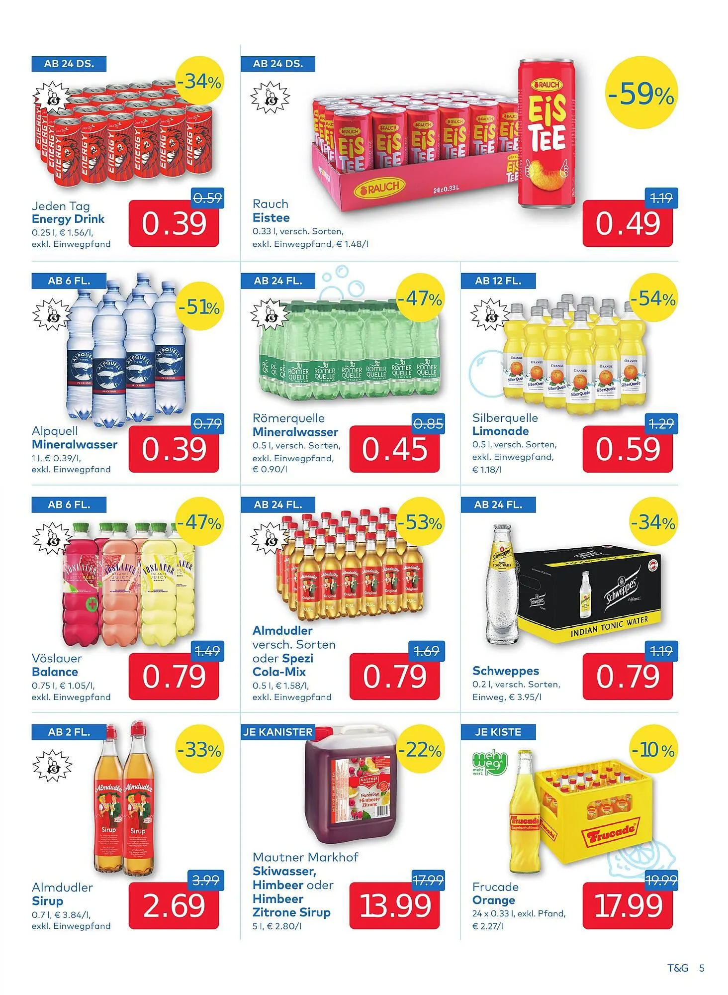 T&G Flugblatt von 15. Jänner bis 28. Jänner 2026 - Flugblätt seite 5